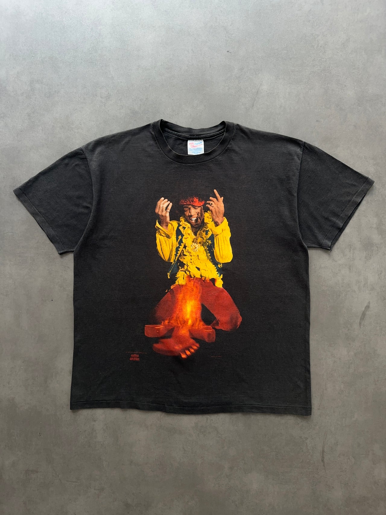 1990s Jimi Hendrix faded tee (XL)