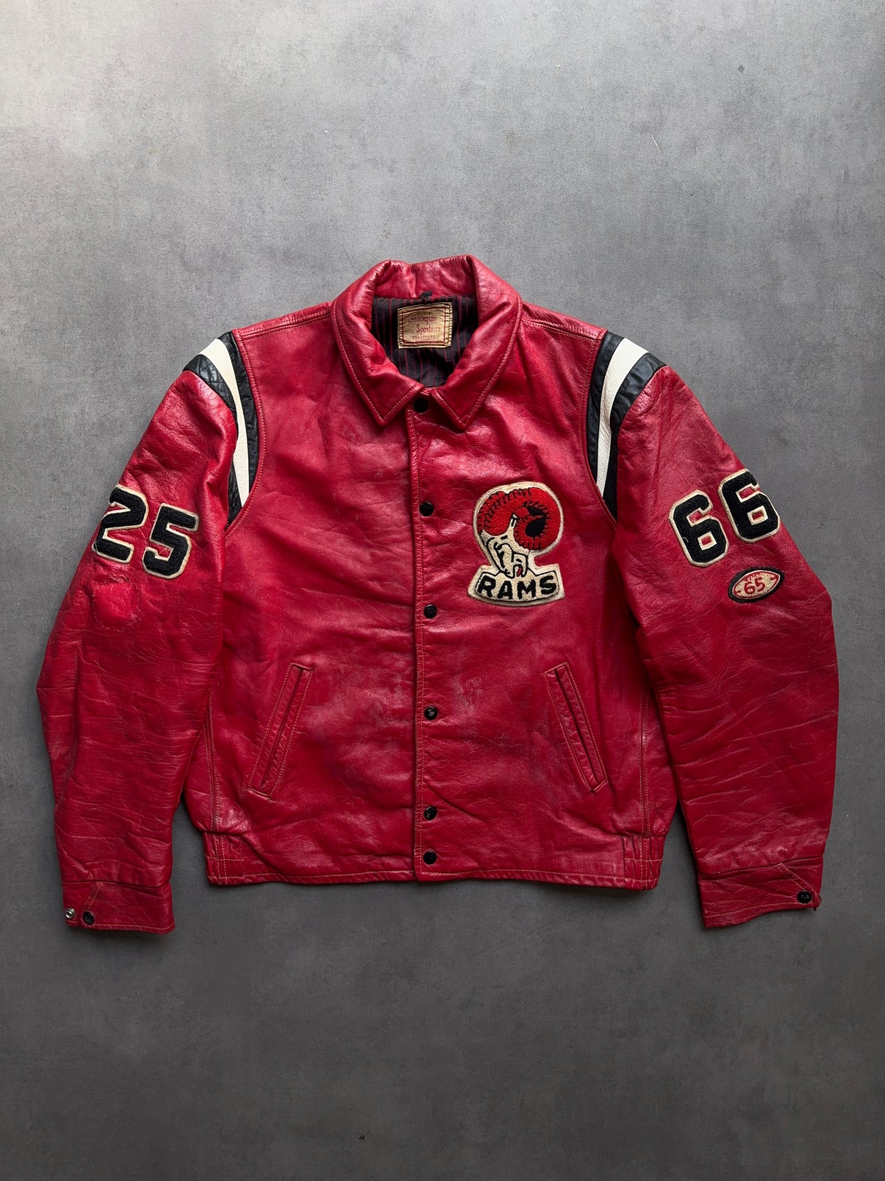 1980s Rams Leather Jacket (L)