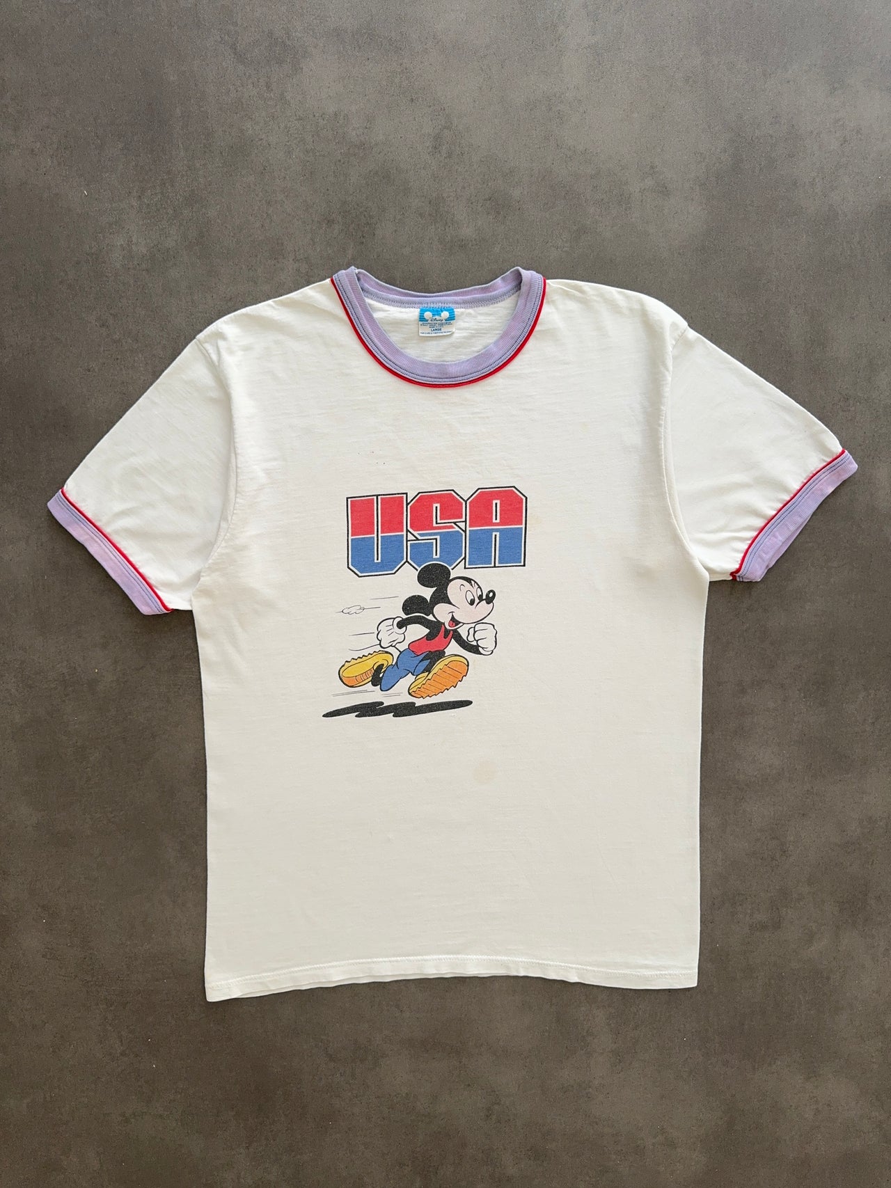 1980s Mickey usa tee (L)