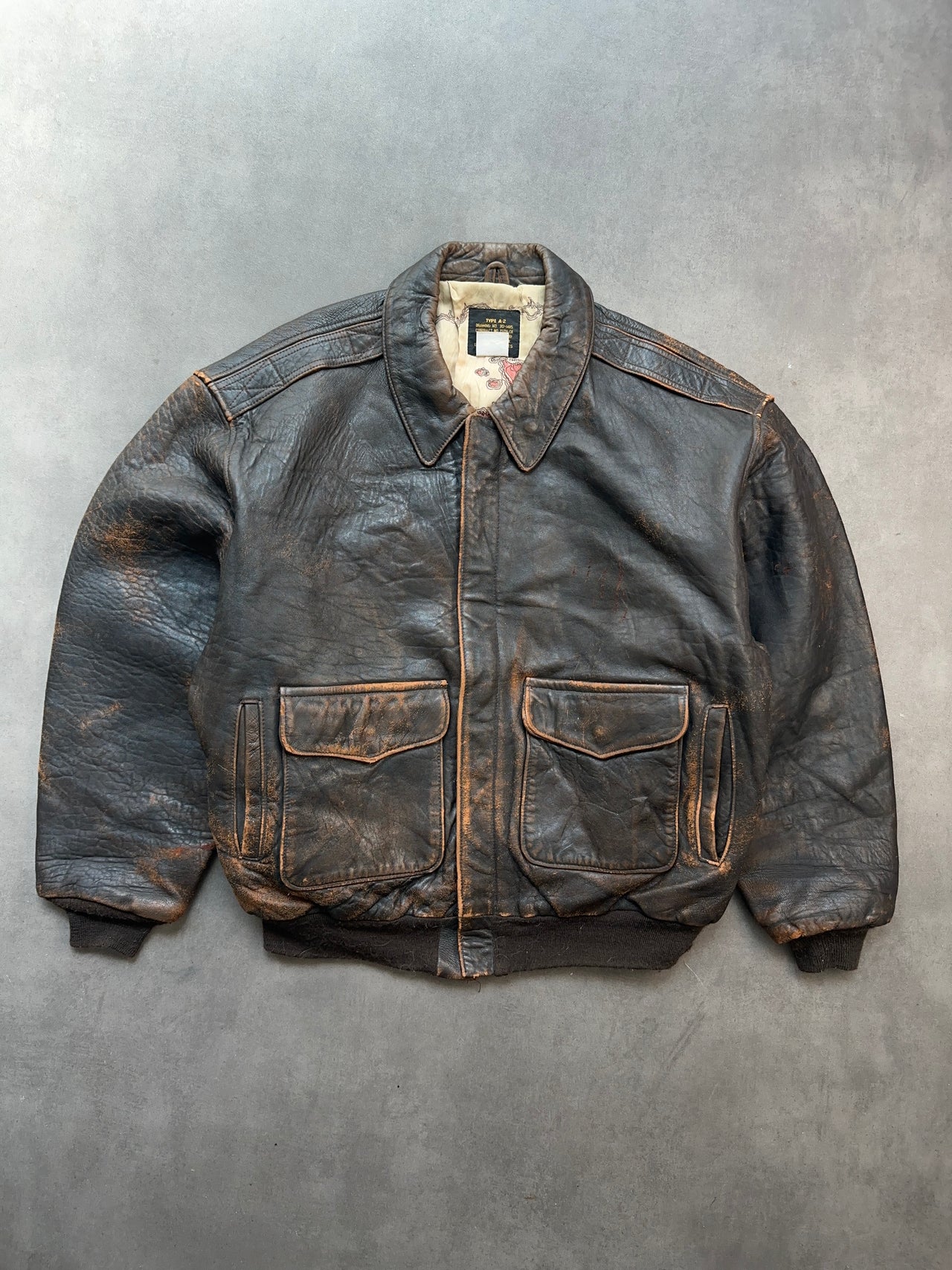 1990s Avirex A-2 Jacket (L)