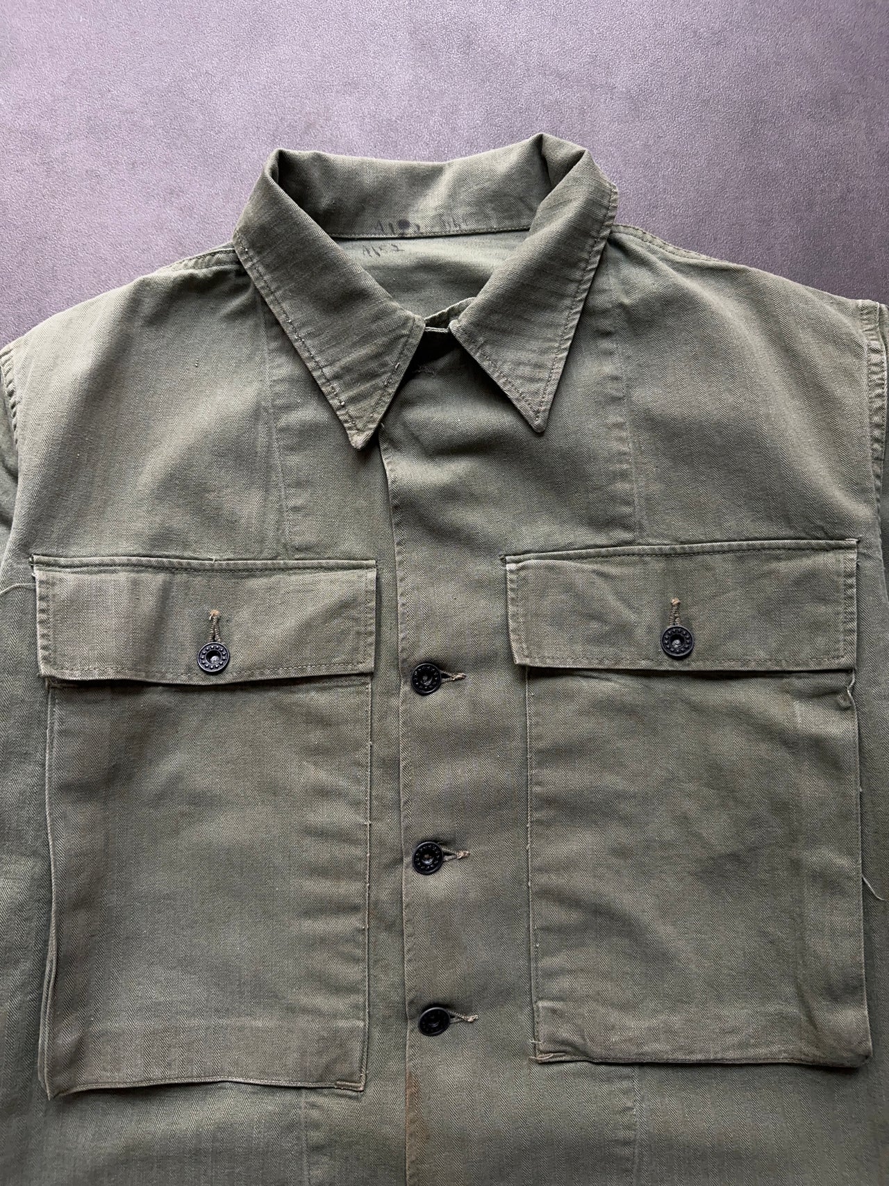 1950s 13 Stars Button Shirt (M)