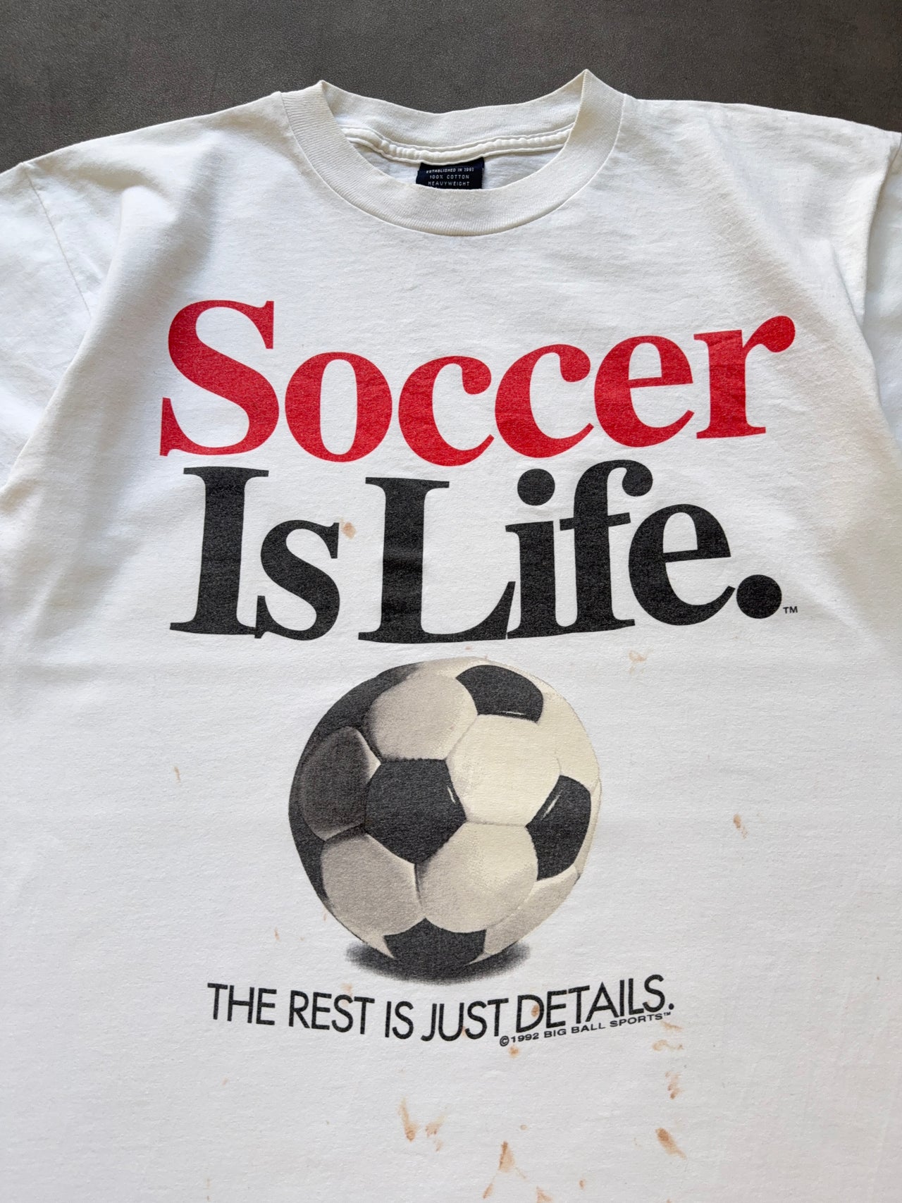 1990s Soccer Is Life tee (L)