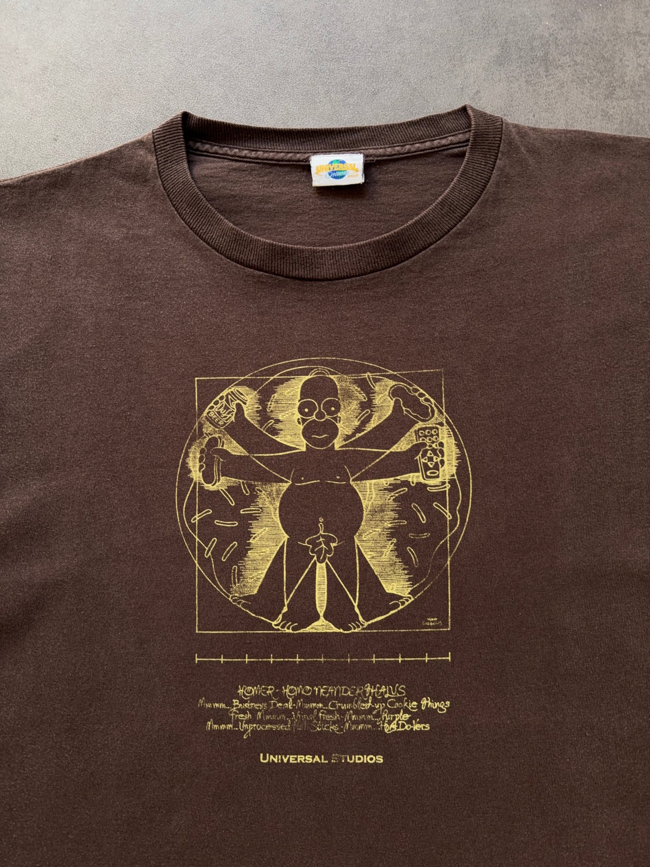 1990s Homer Homoneanderthalus tee (XL)