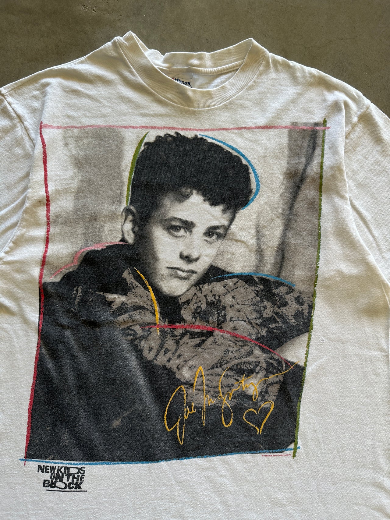 1980s New Kids on the Block tee (L)