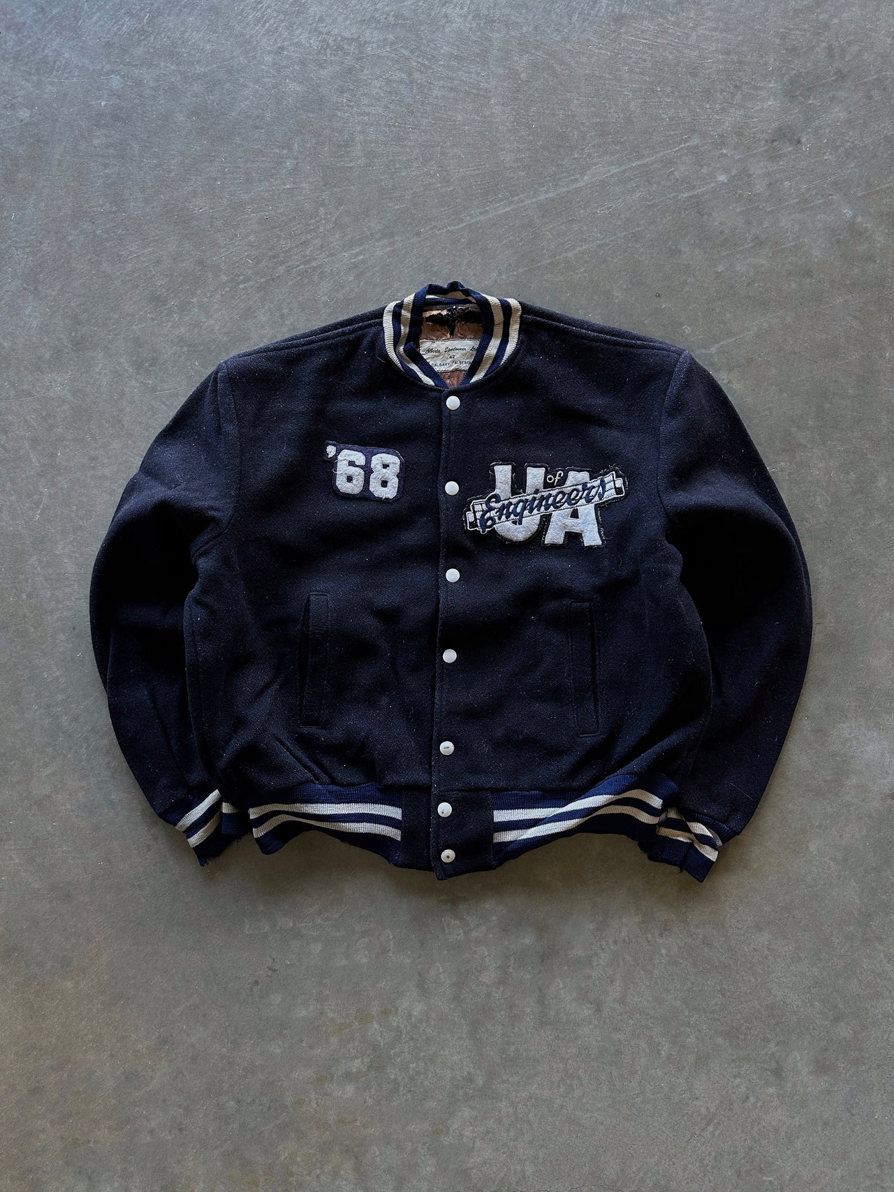 60s “Engineers” varsity jacket (M)