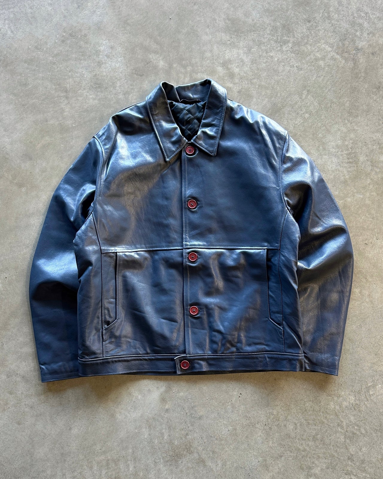 1980s leather jacket (M)