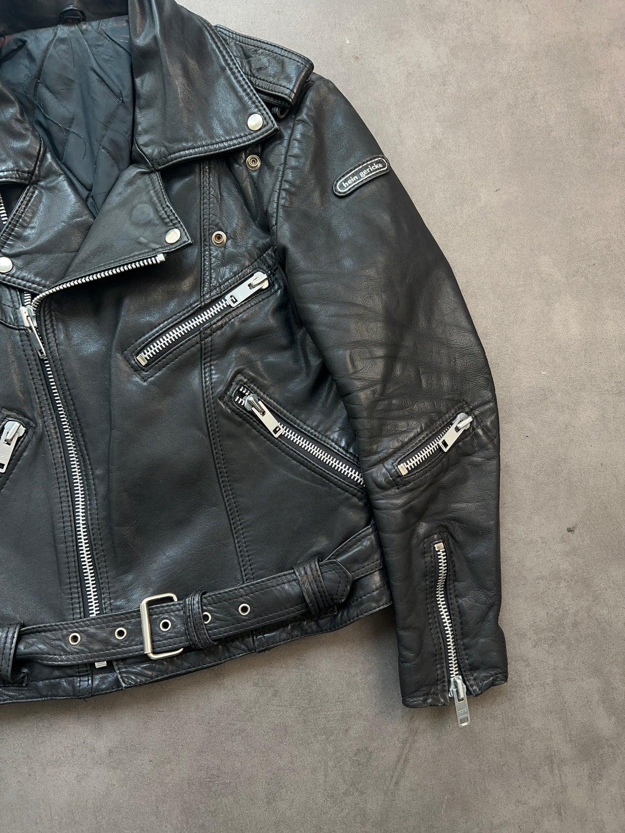 1990s German Leather Jacket (M)