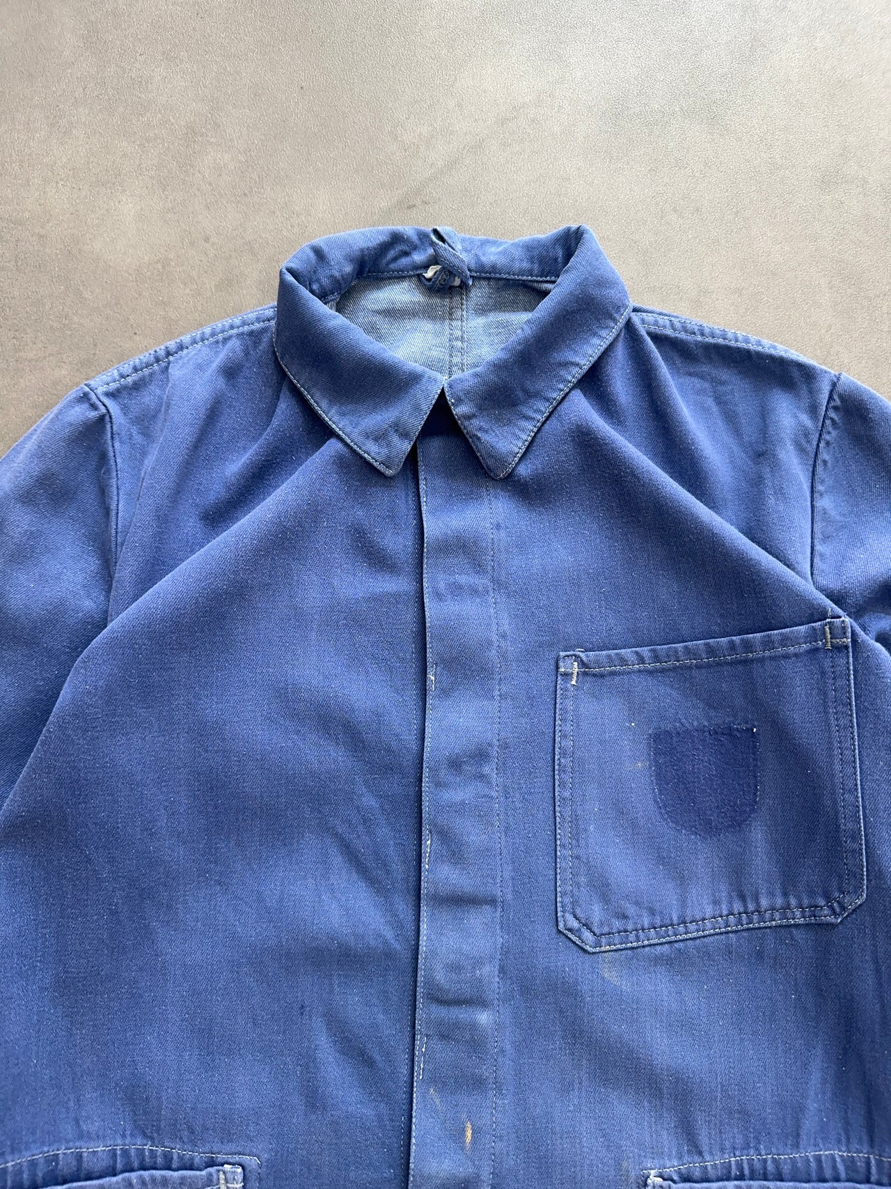 1980s French denim selvedge Shirt (M)