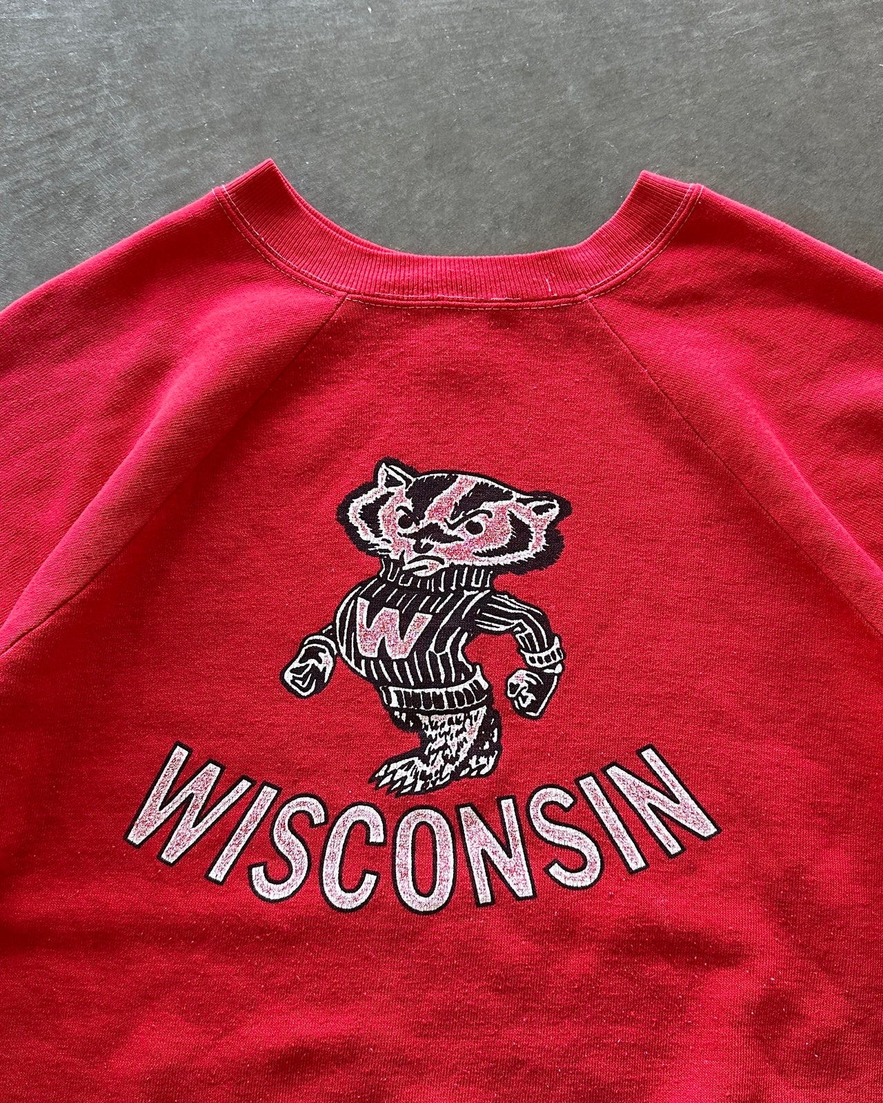 70s Wisconsin raglan crewneck (XL)