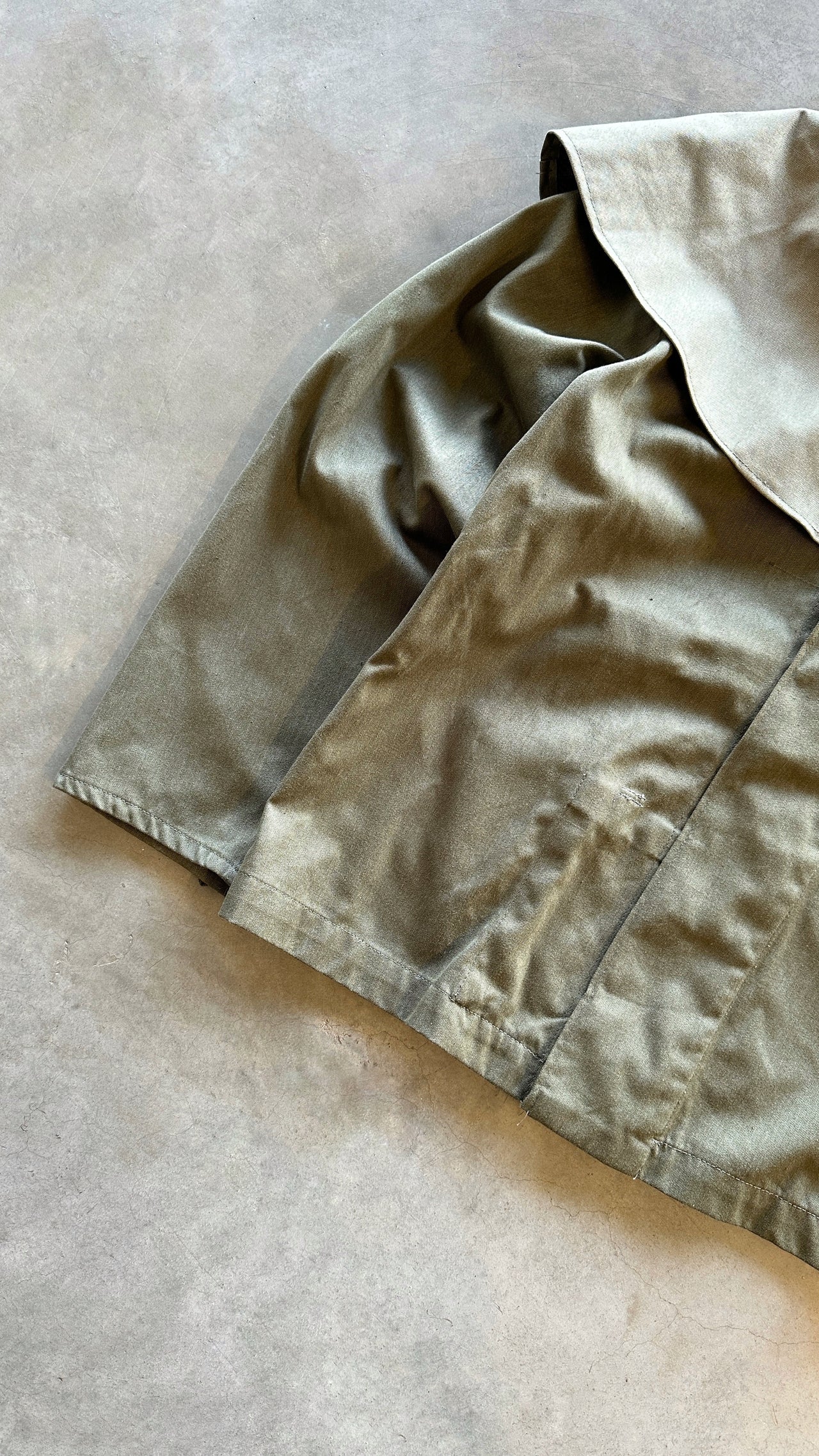 80s military cape coat (M)