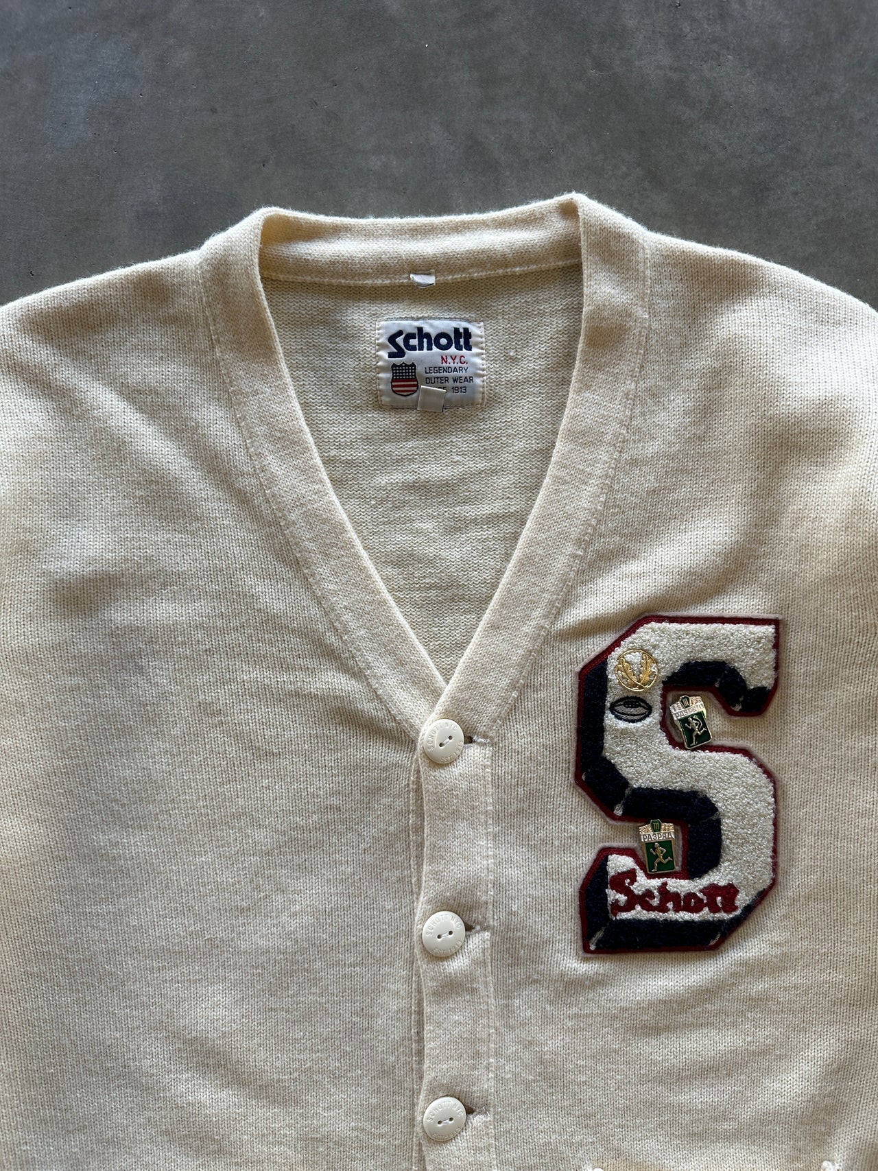 1990s Schott cardigan (XL)
