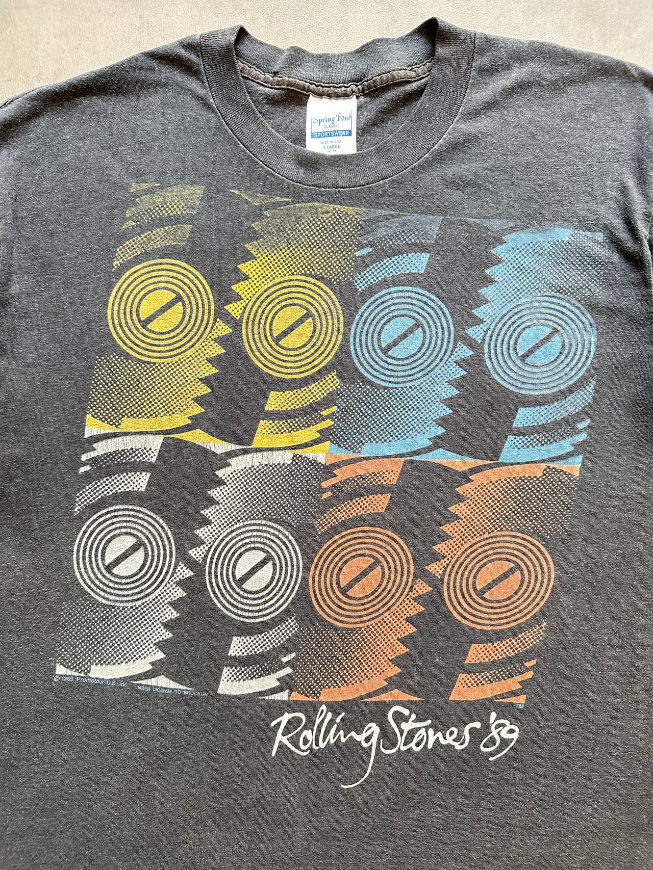 1980s Rolling Stones North American tour tee (M)