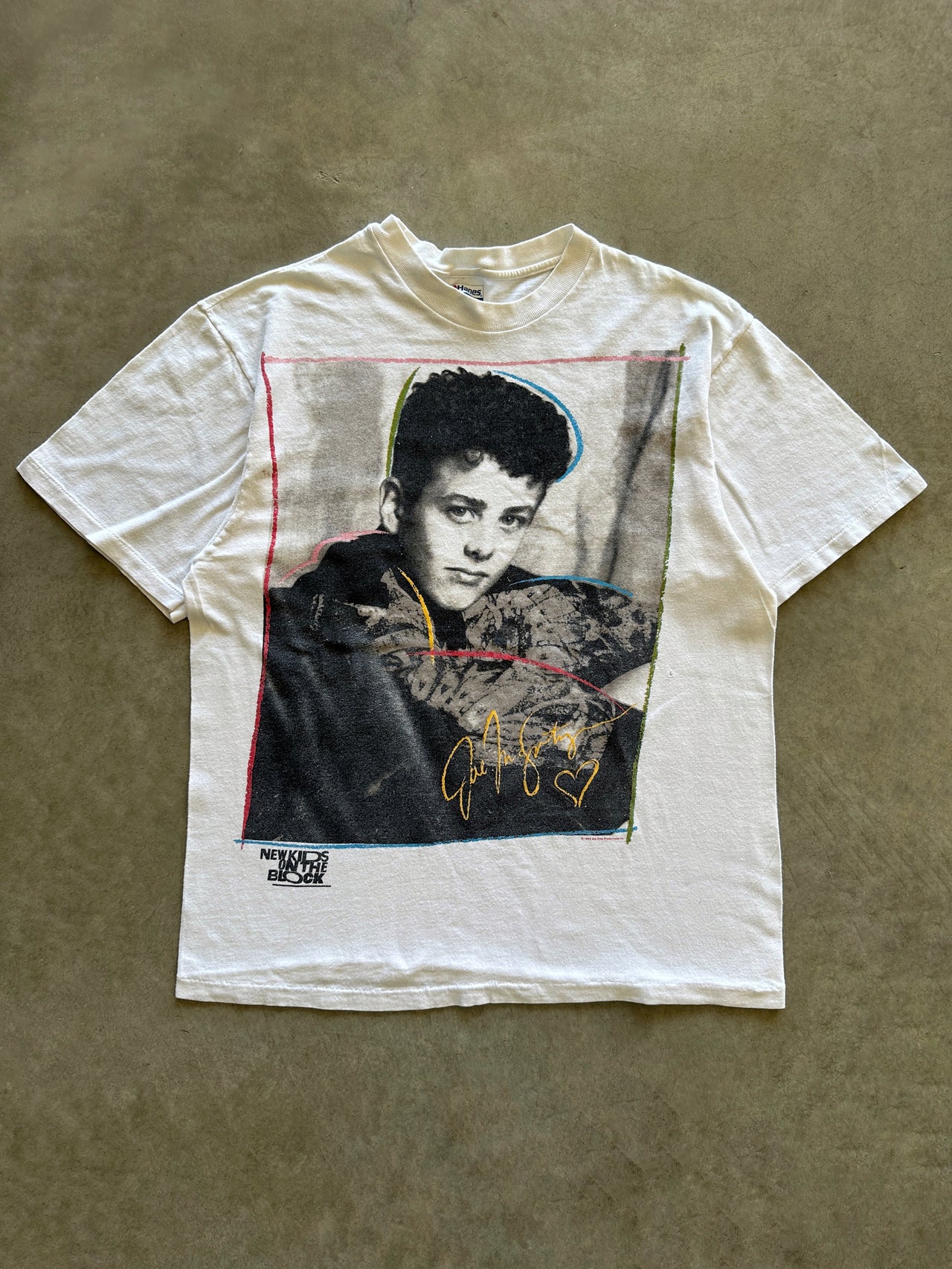 1980s New Kids on the Block tee (L)