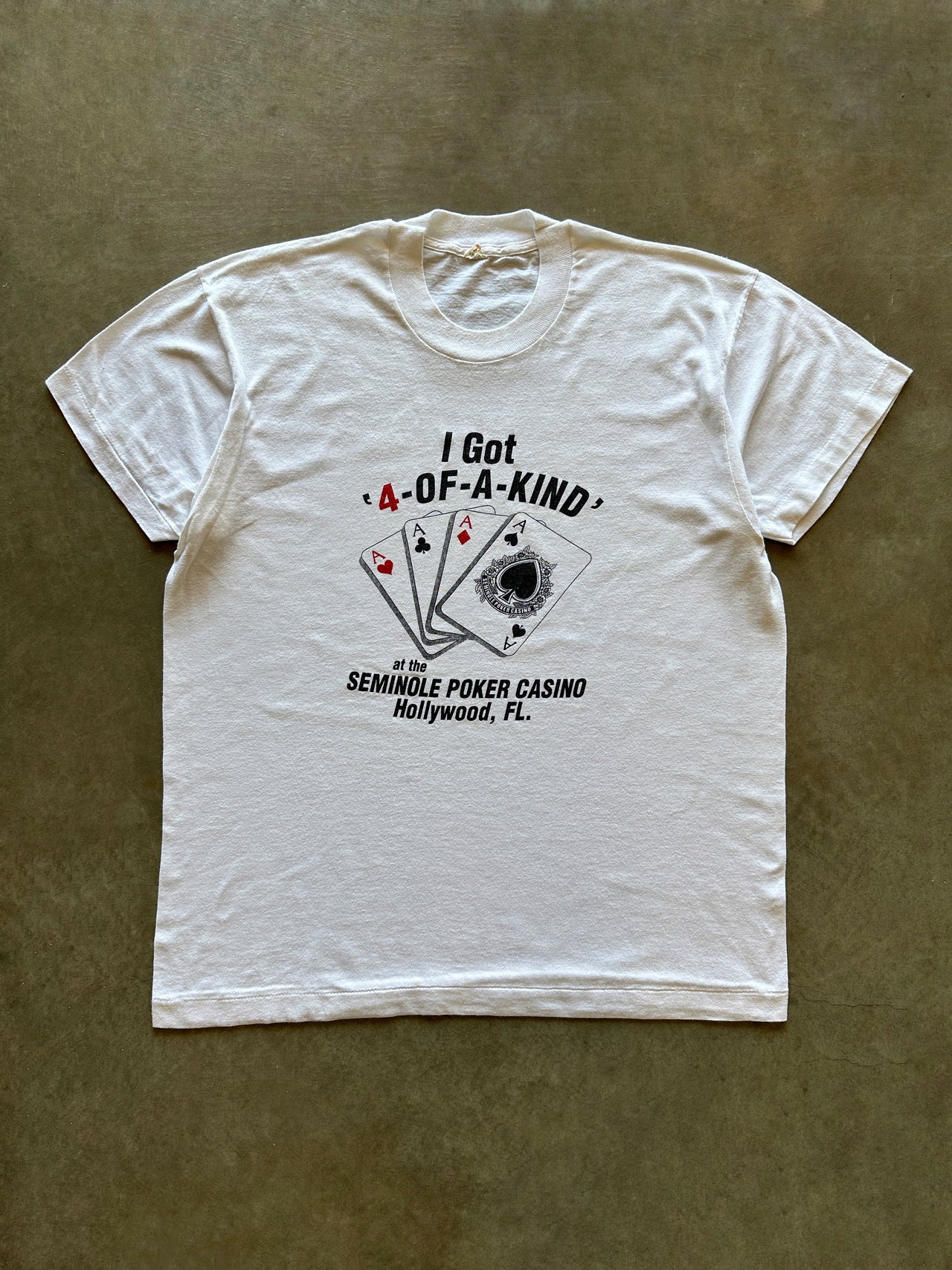 1980s Poker Casino tee (L)