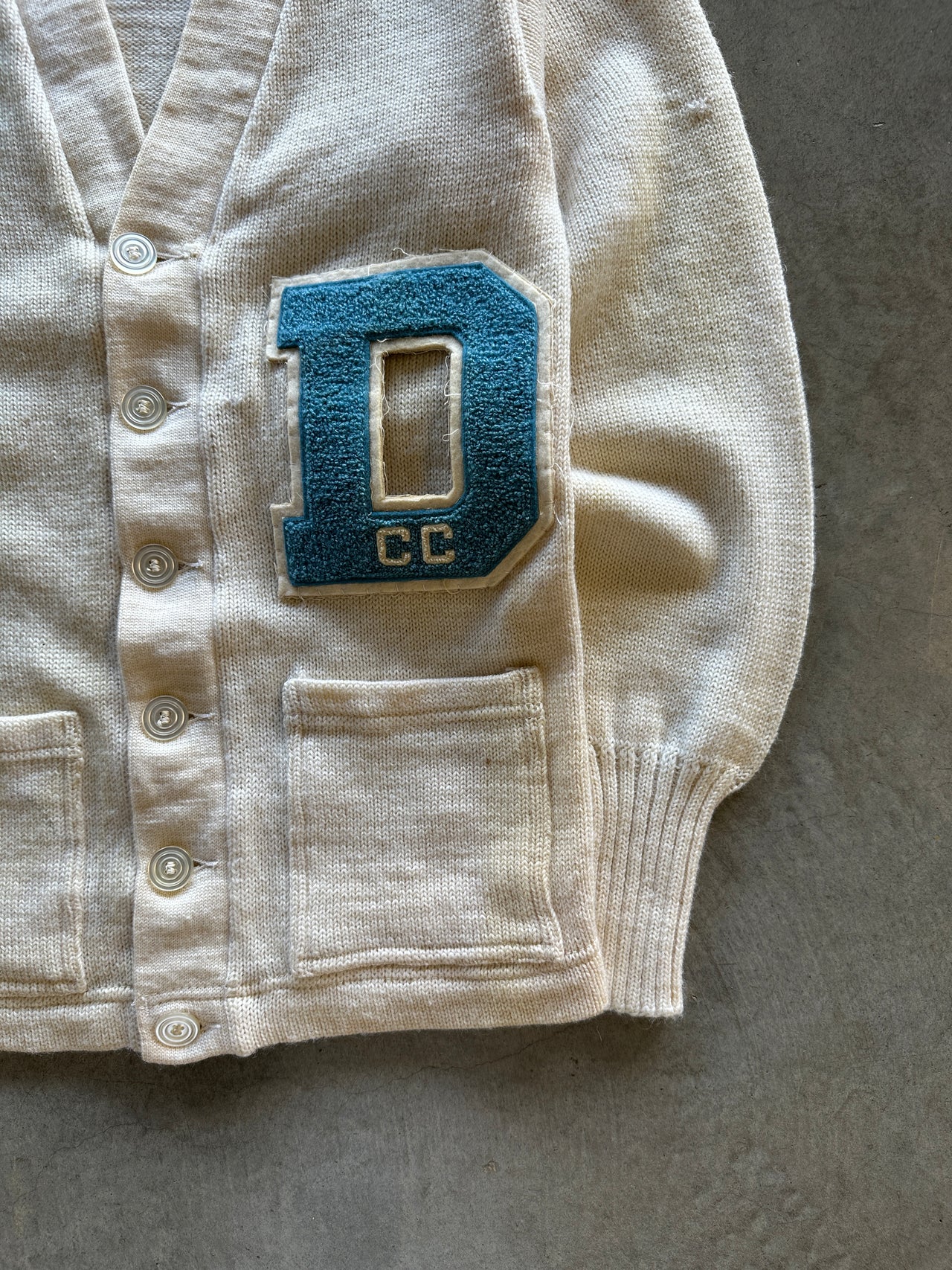 1970s Letterman cardigan (S)