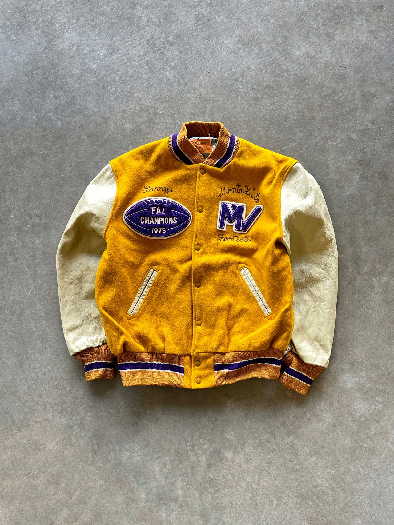 70s “Fal Champions” Varsity Jacket (M)