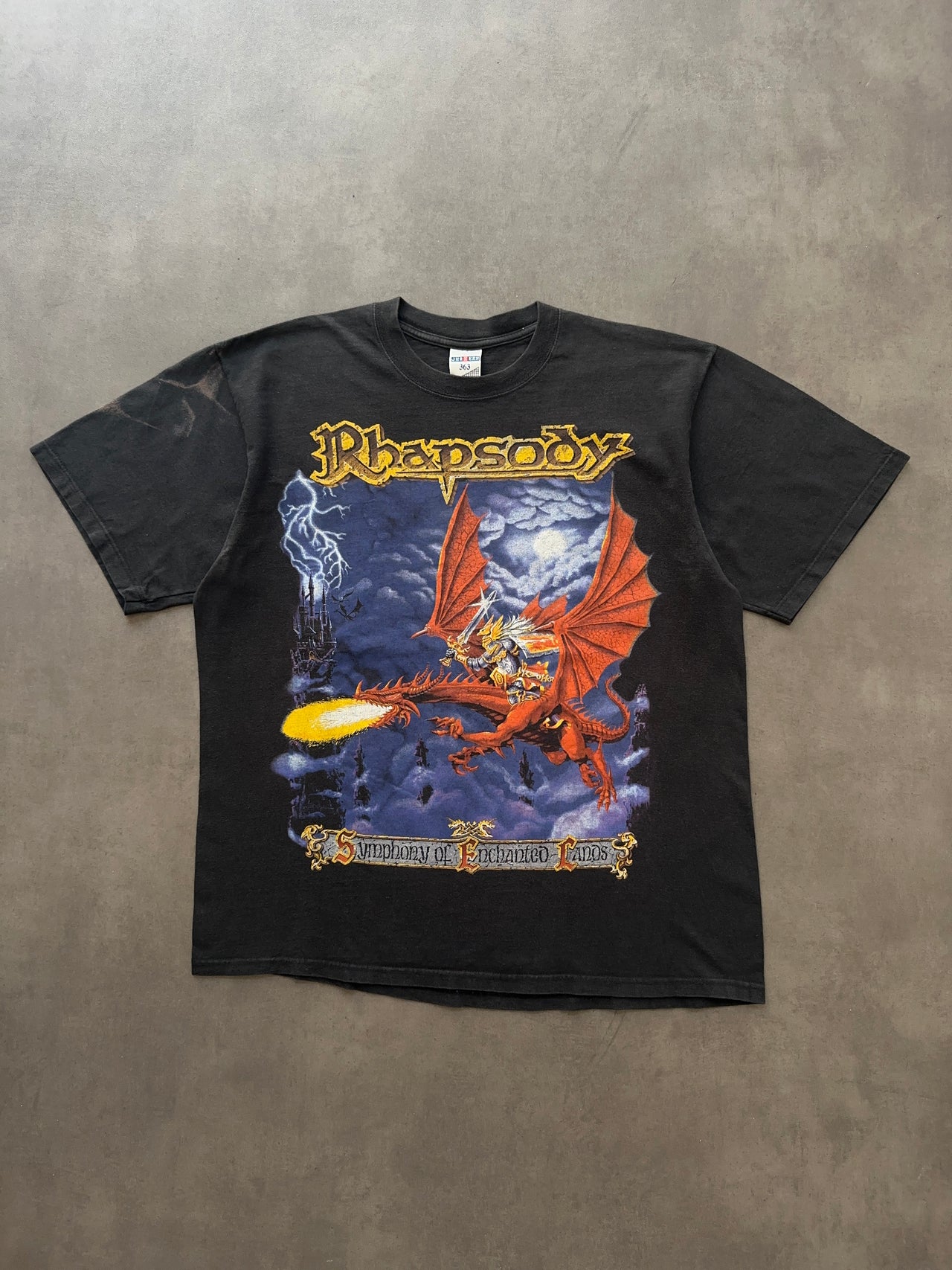 1990s Rhapsody of fire tee (L)