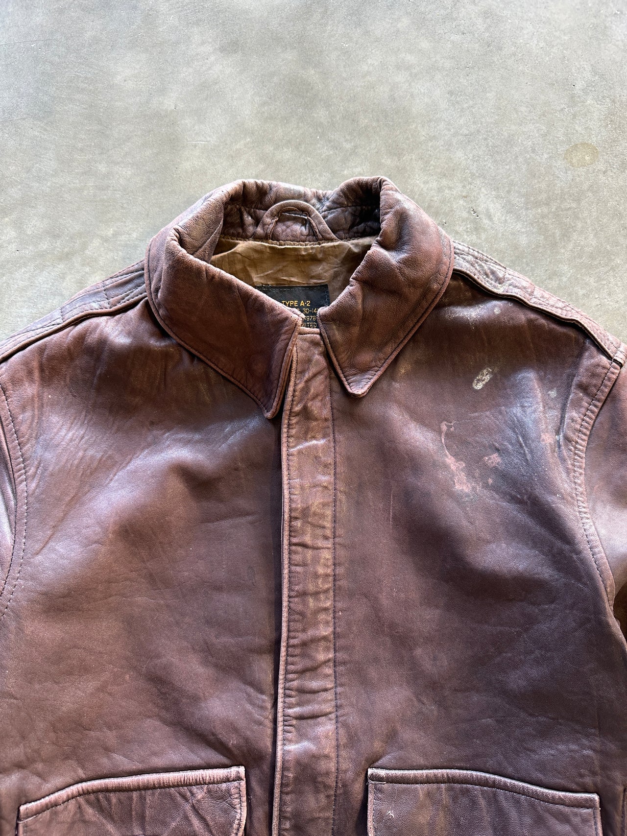 1980s Avirex A-2 jacket (S/M)