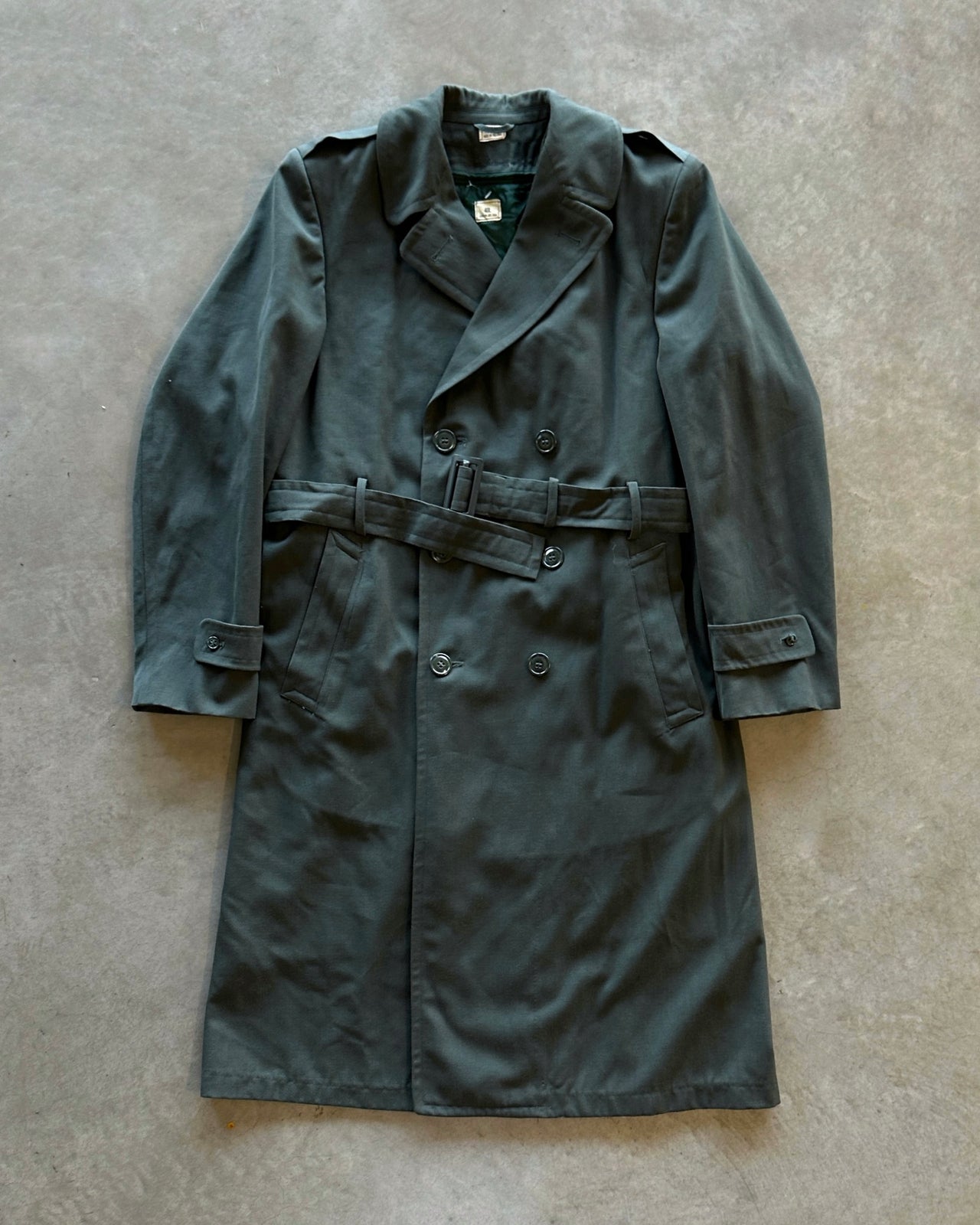70s American Army overcoat (L)