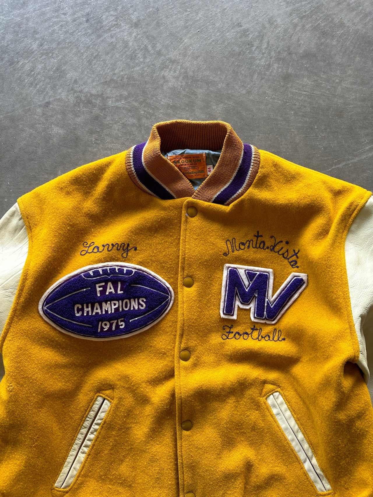 70s “Fal Champions” Varsity Jacket (M)