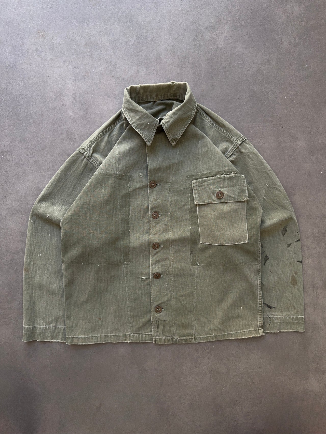 1950s faded US Army shirt (L)
