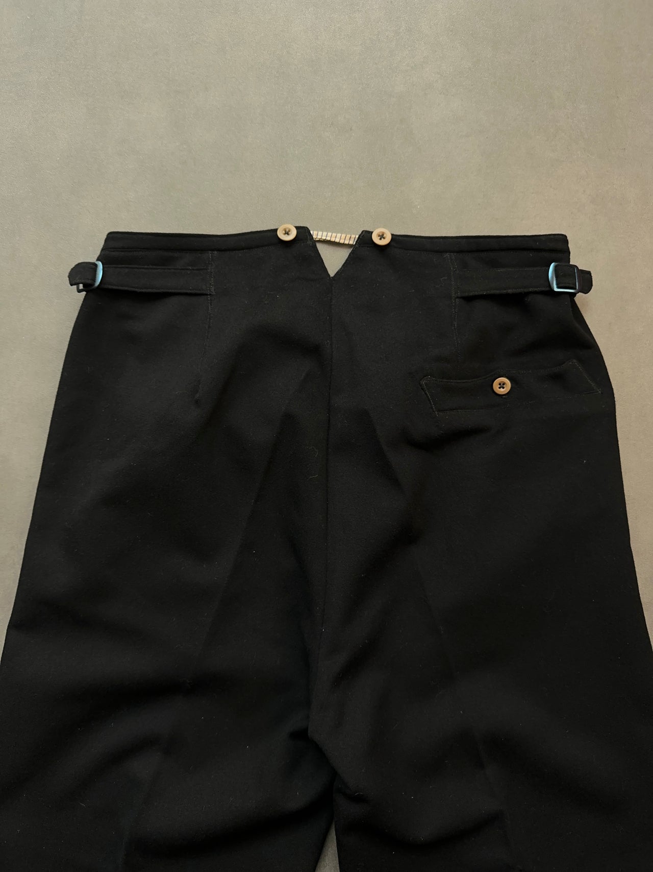 1960s Black sartorial pant (M)