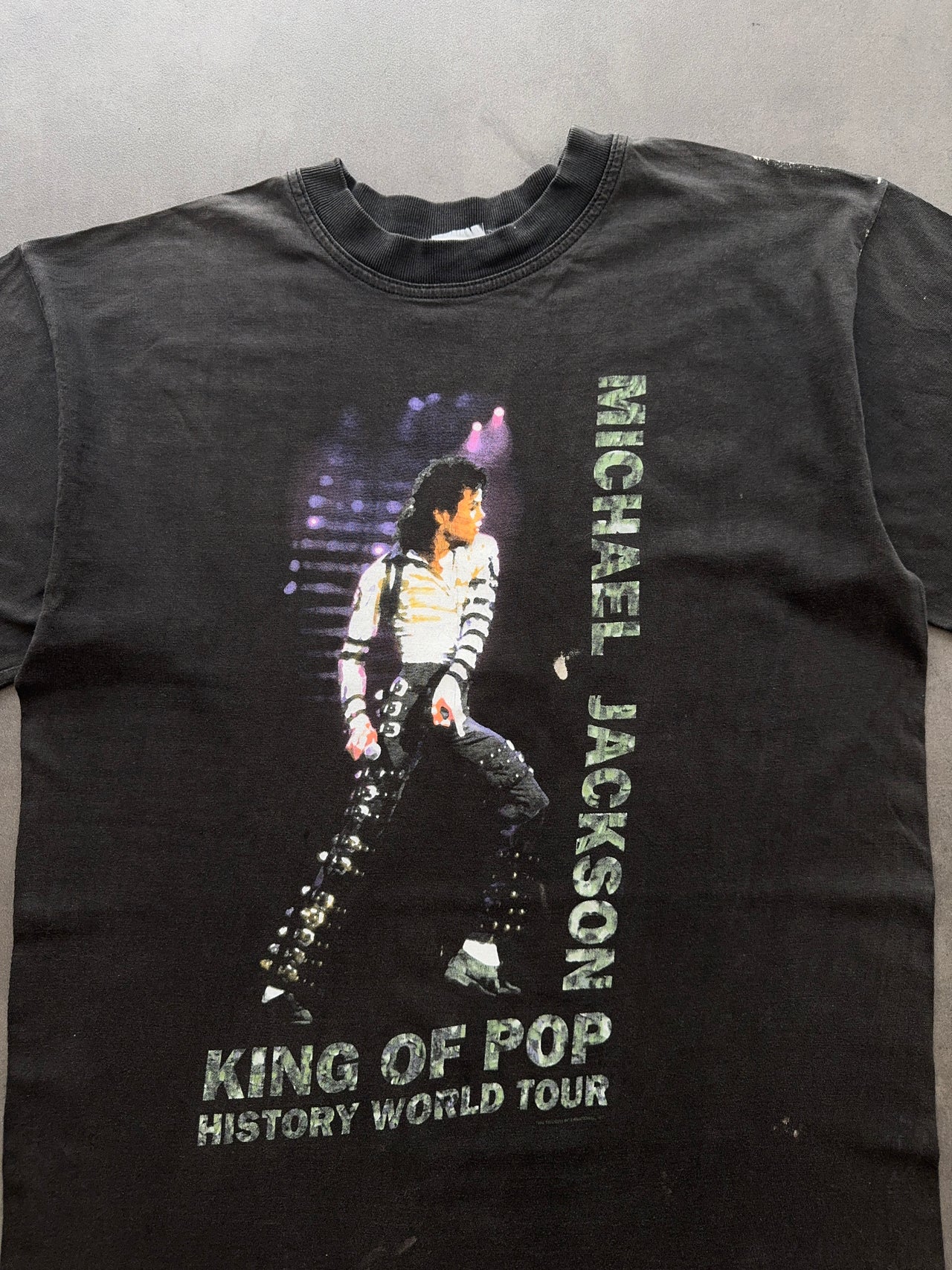 1990s Michael Jackson tour faded tee (L)