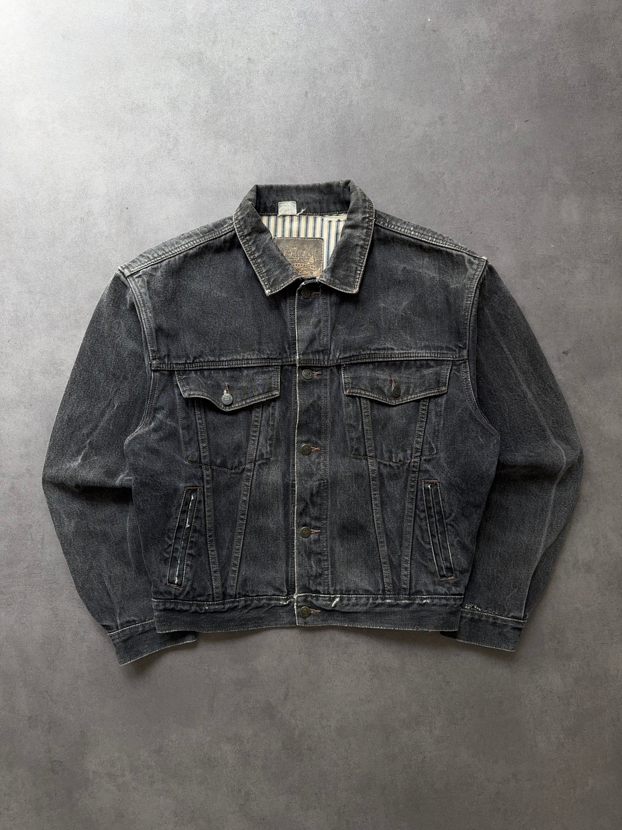 2000s Denim Trucker Jacket (L)