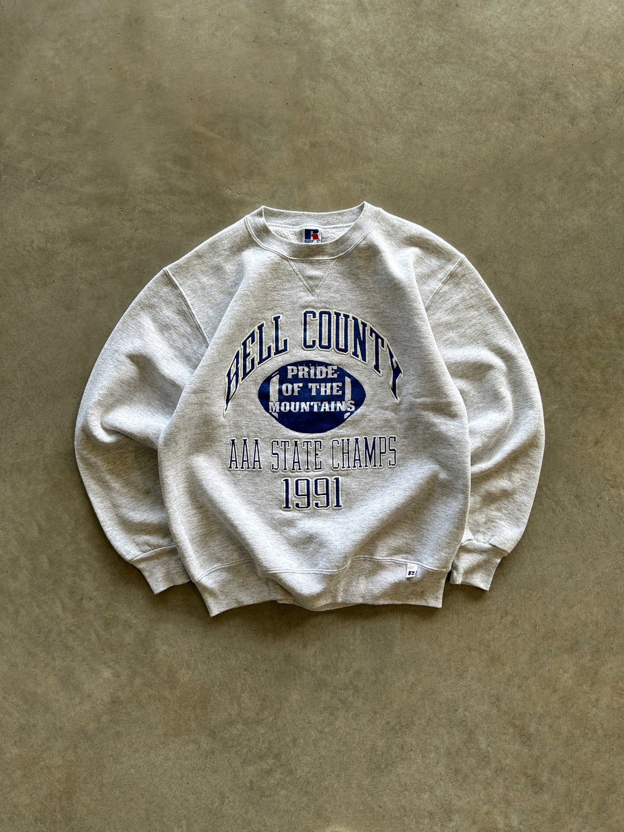 1990s Russell Athletic graphic crewneck (M)