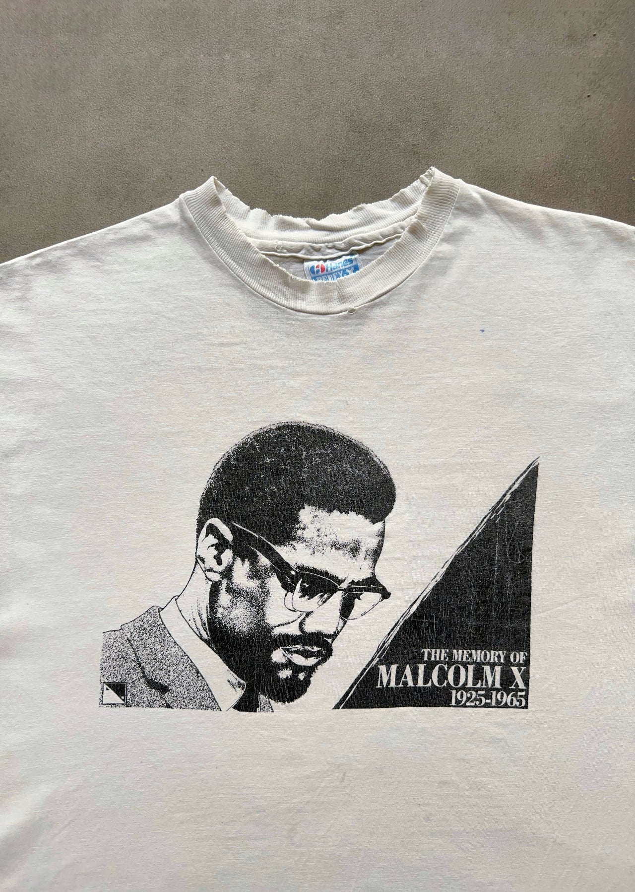 1990s Malcom X tee (L)