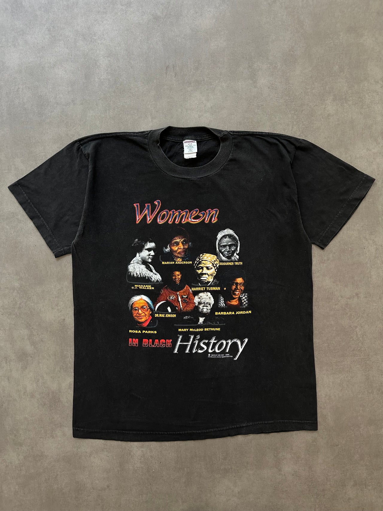 2000s women in black history tee (XL)