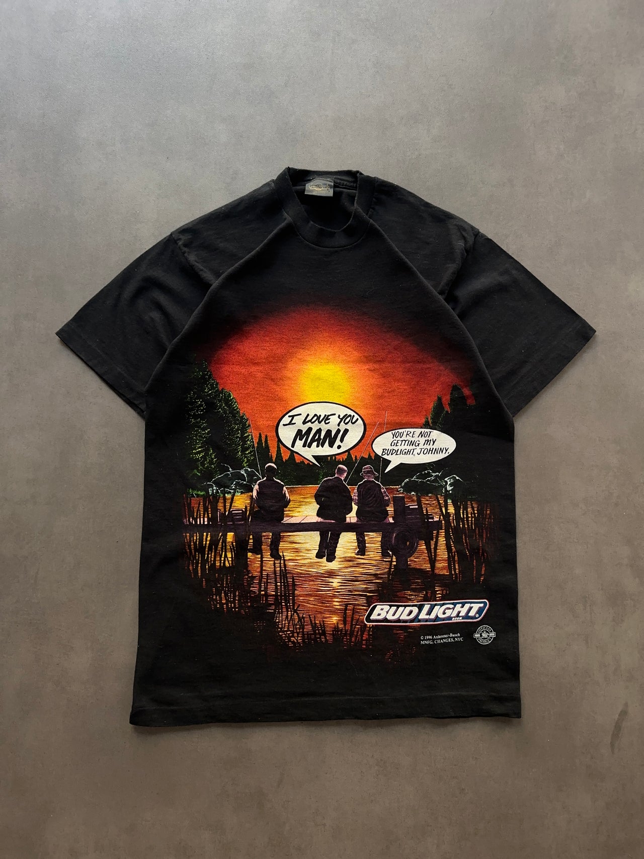 1990s BudLight beer tee (L)