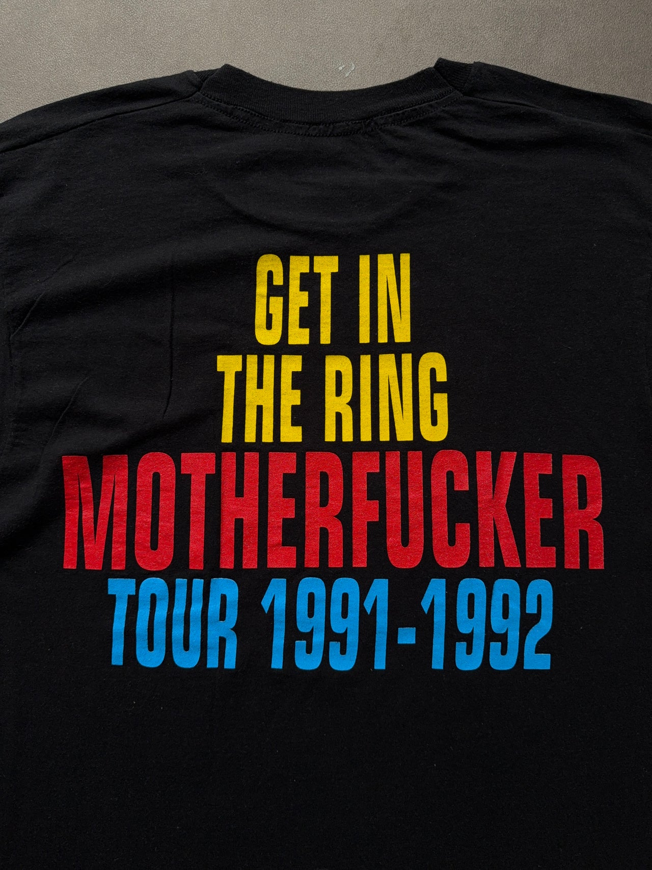 1990s Guns N’ Roses “get in the ring motherfucker” tour tee (XL)
