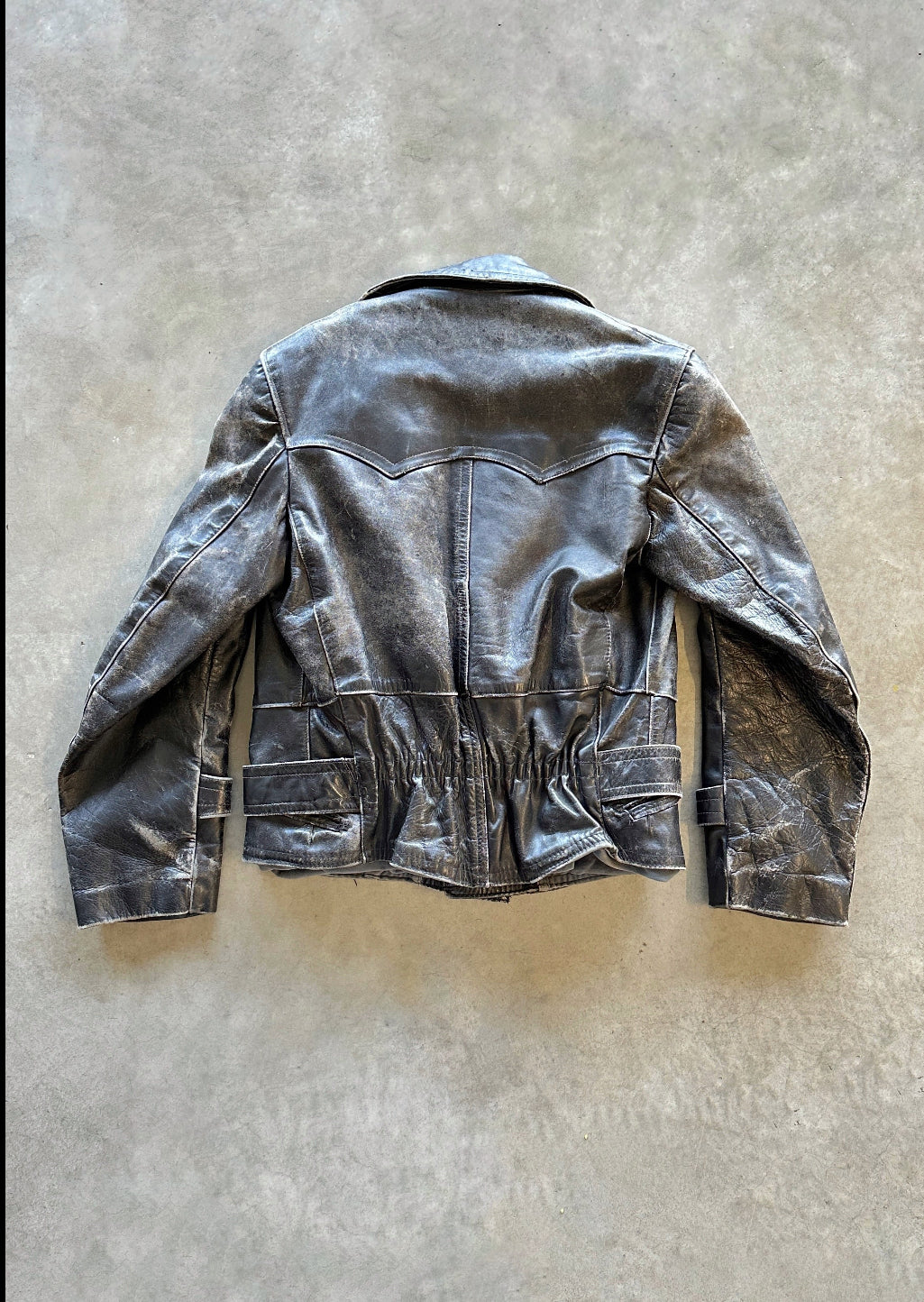 1980s leather Jacket (M)