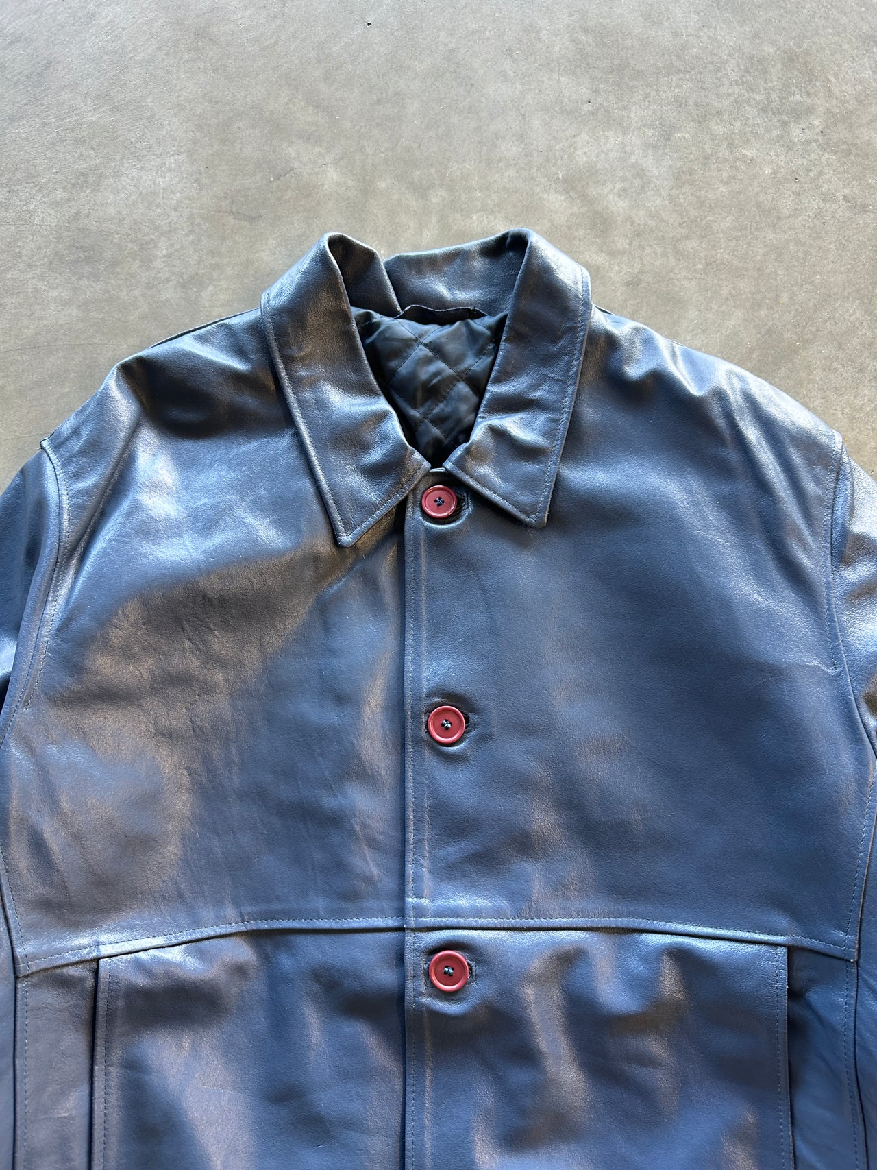 1980s leather jacket (M)