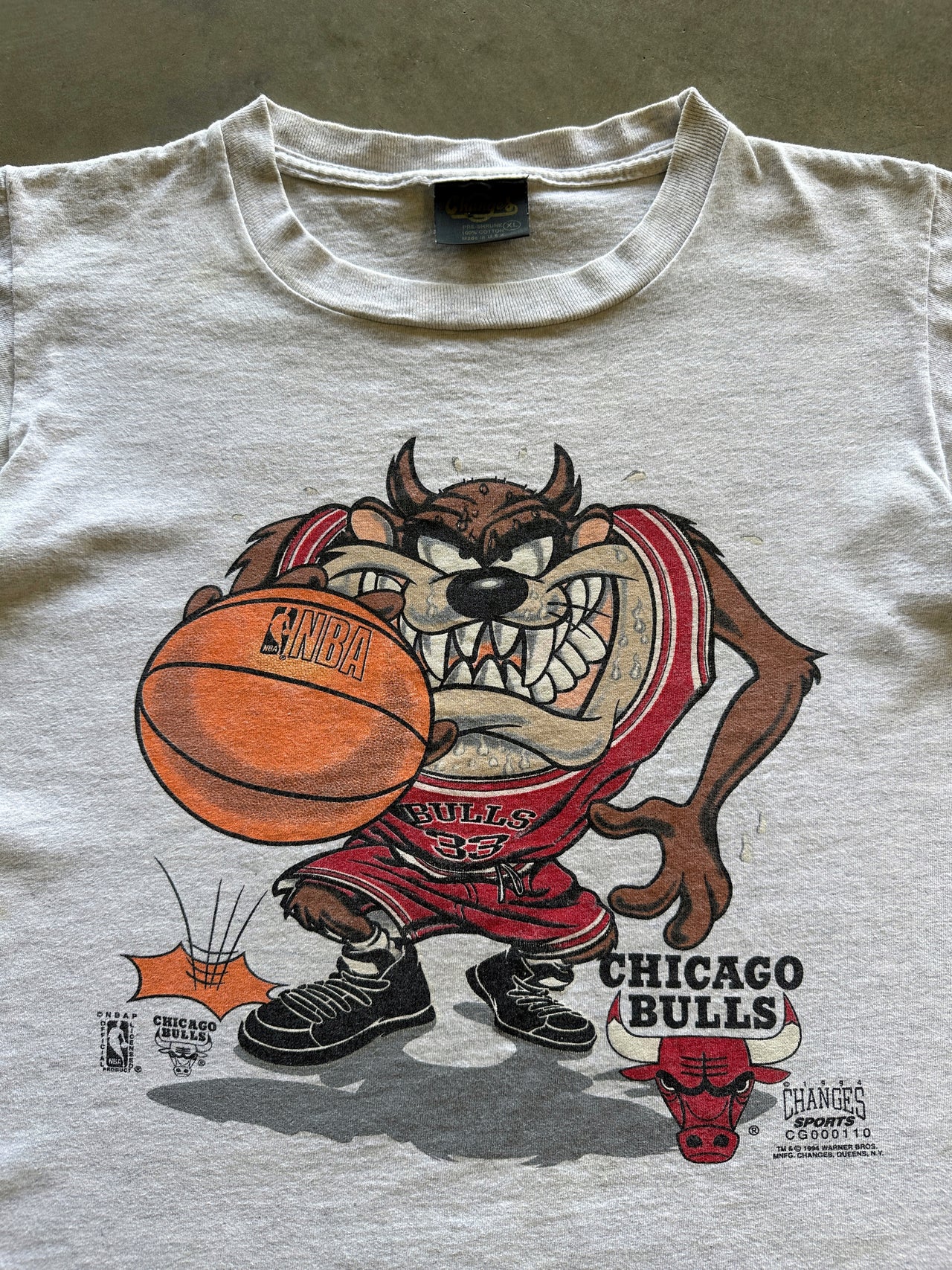 1990s Taz Chicago Bulls tee (S)