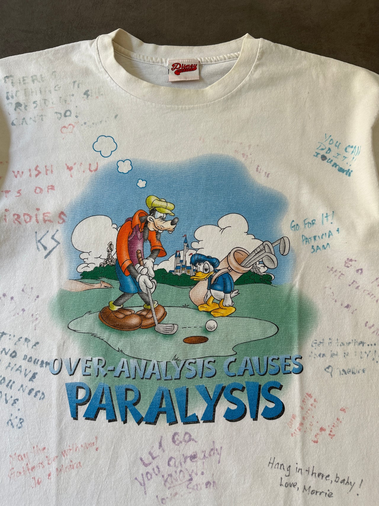 1990s Over-Analysis Causes Paralysis tee (XL)