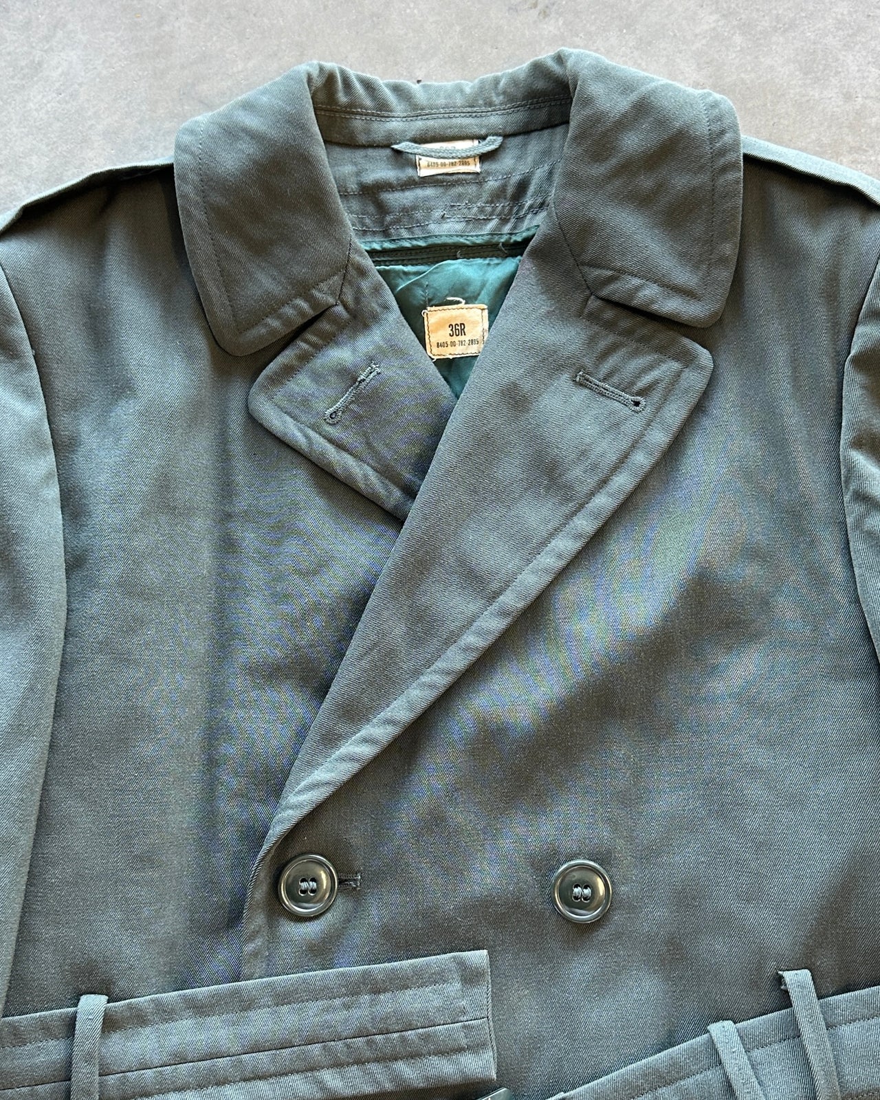 70s American Army overcoat (S)
