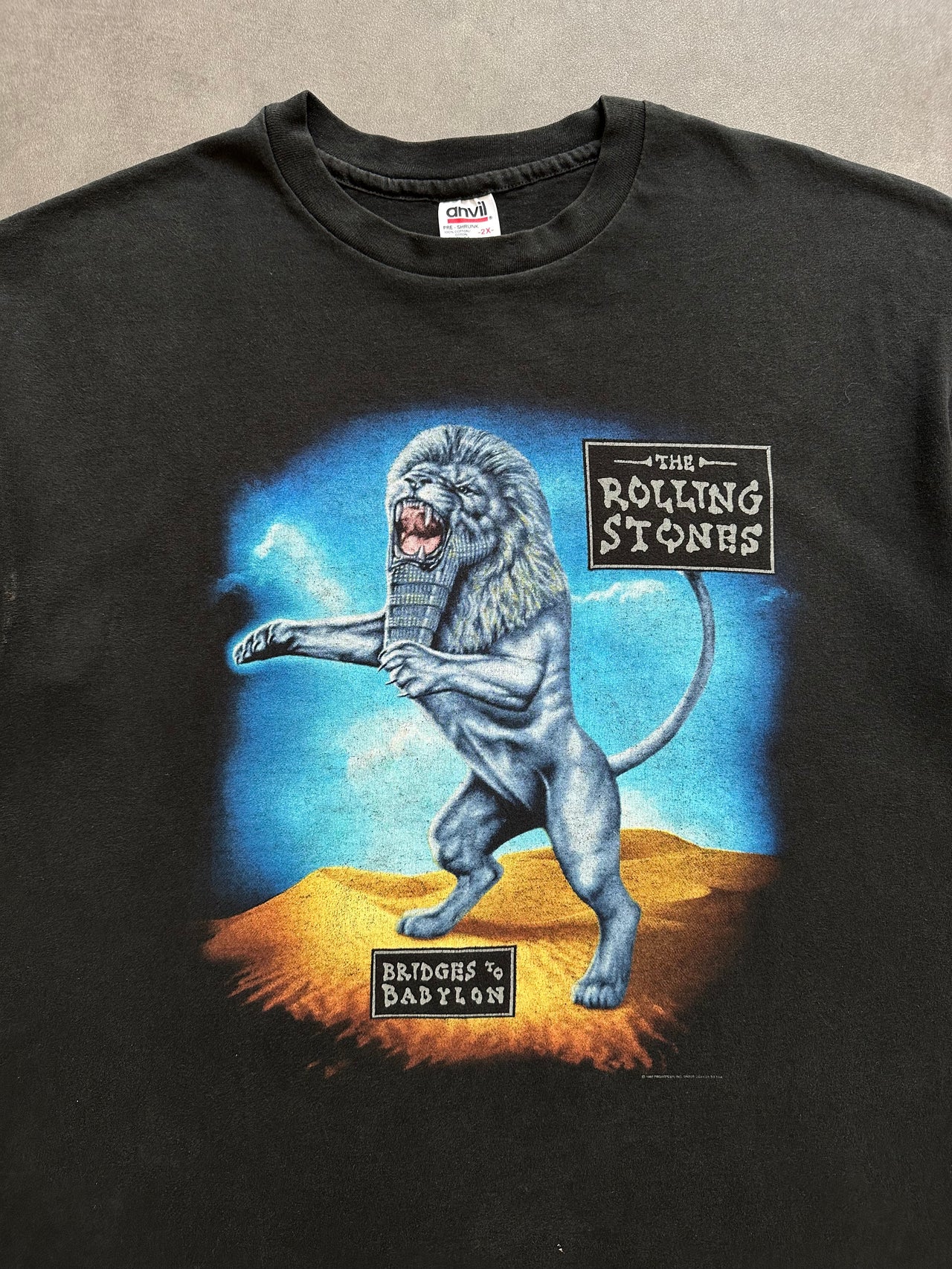 1990s The Rolling Stones Bridges to Babylon tee (XXL)