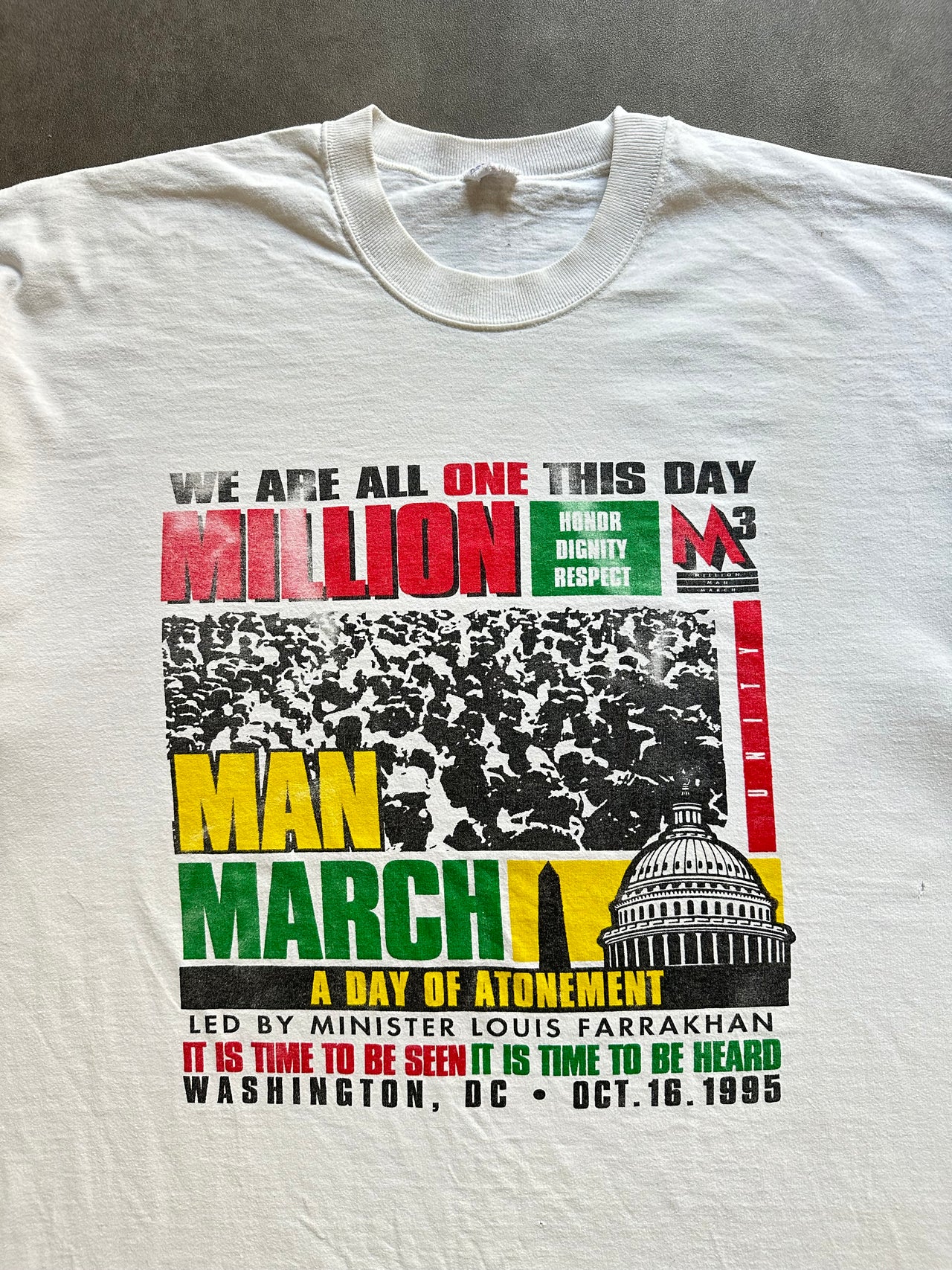 1990s Million Man March tee (XXL)