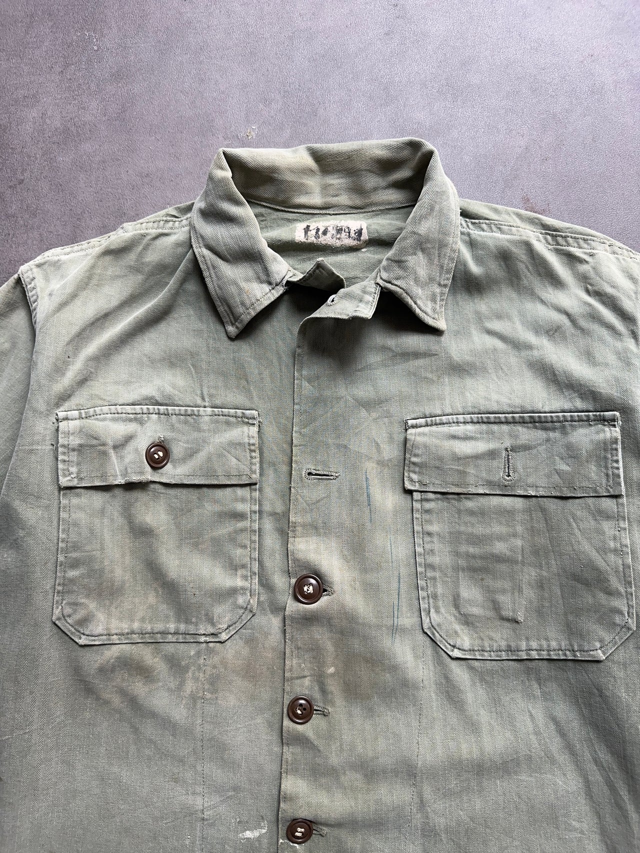 1960s HBT USMC Shirt (M)
