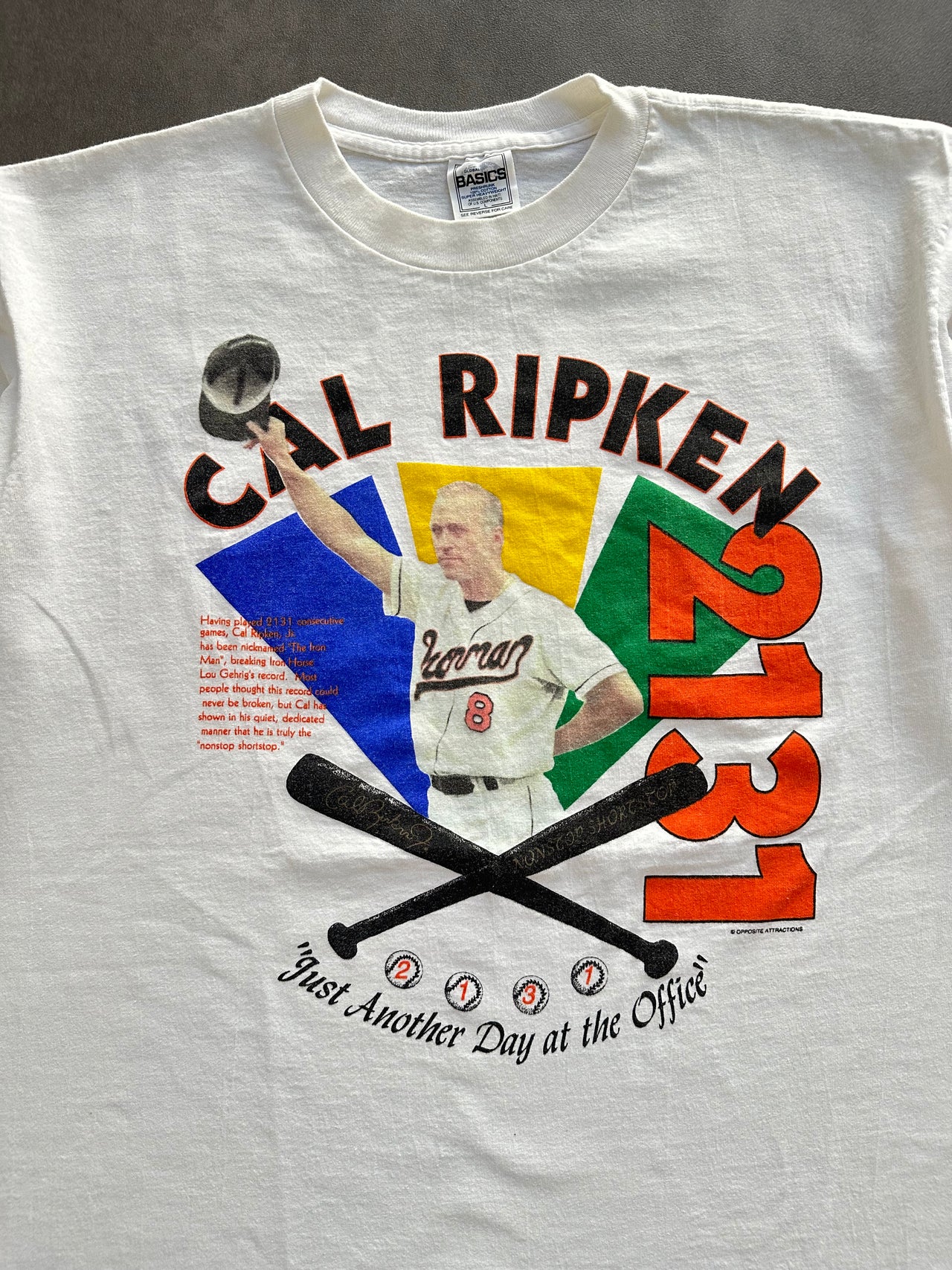 1990s Cal Ripken tee (L)