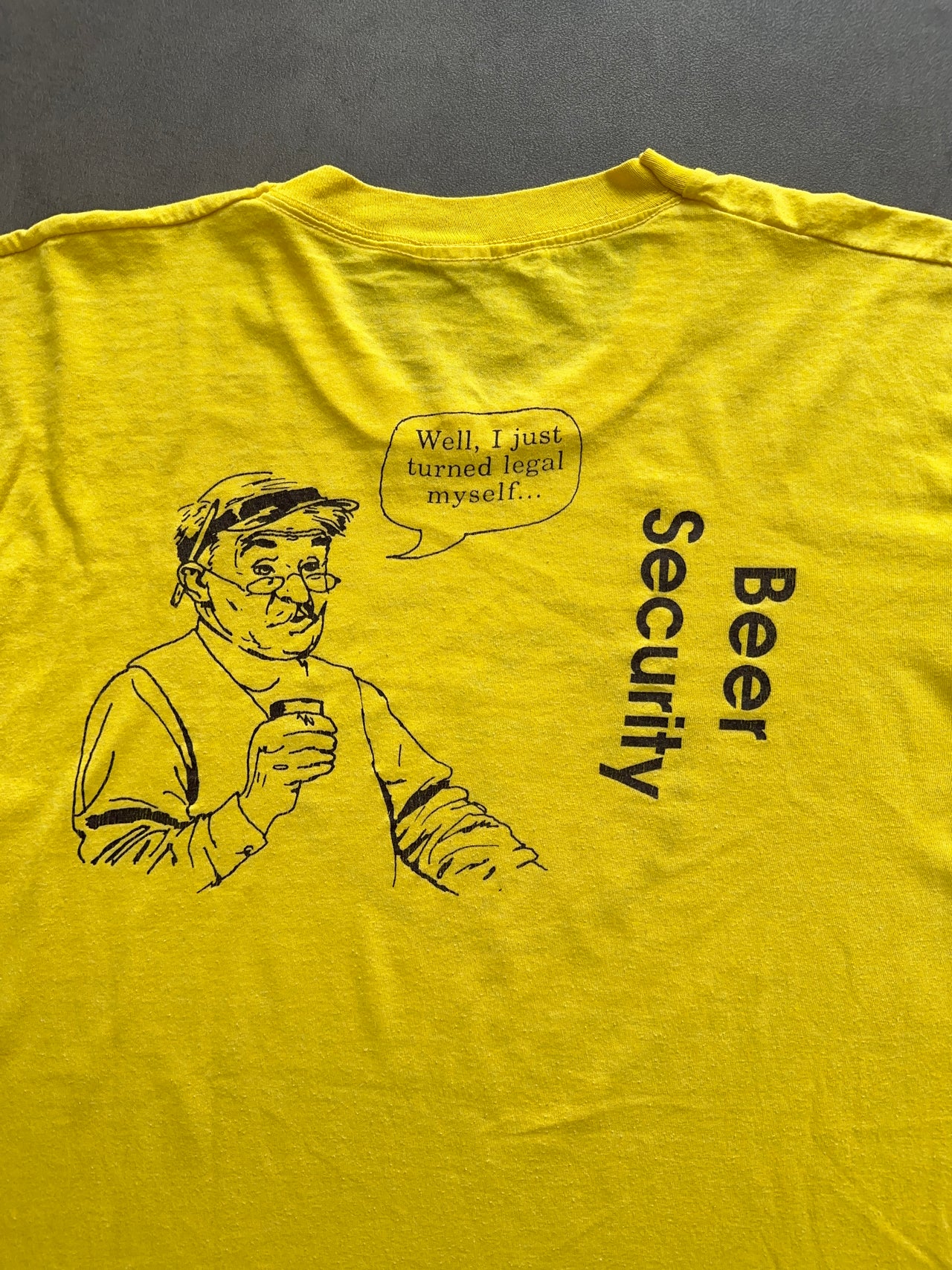 1980s Security beer tee (L)