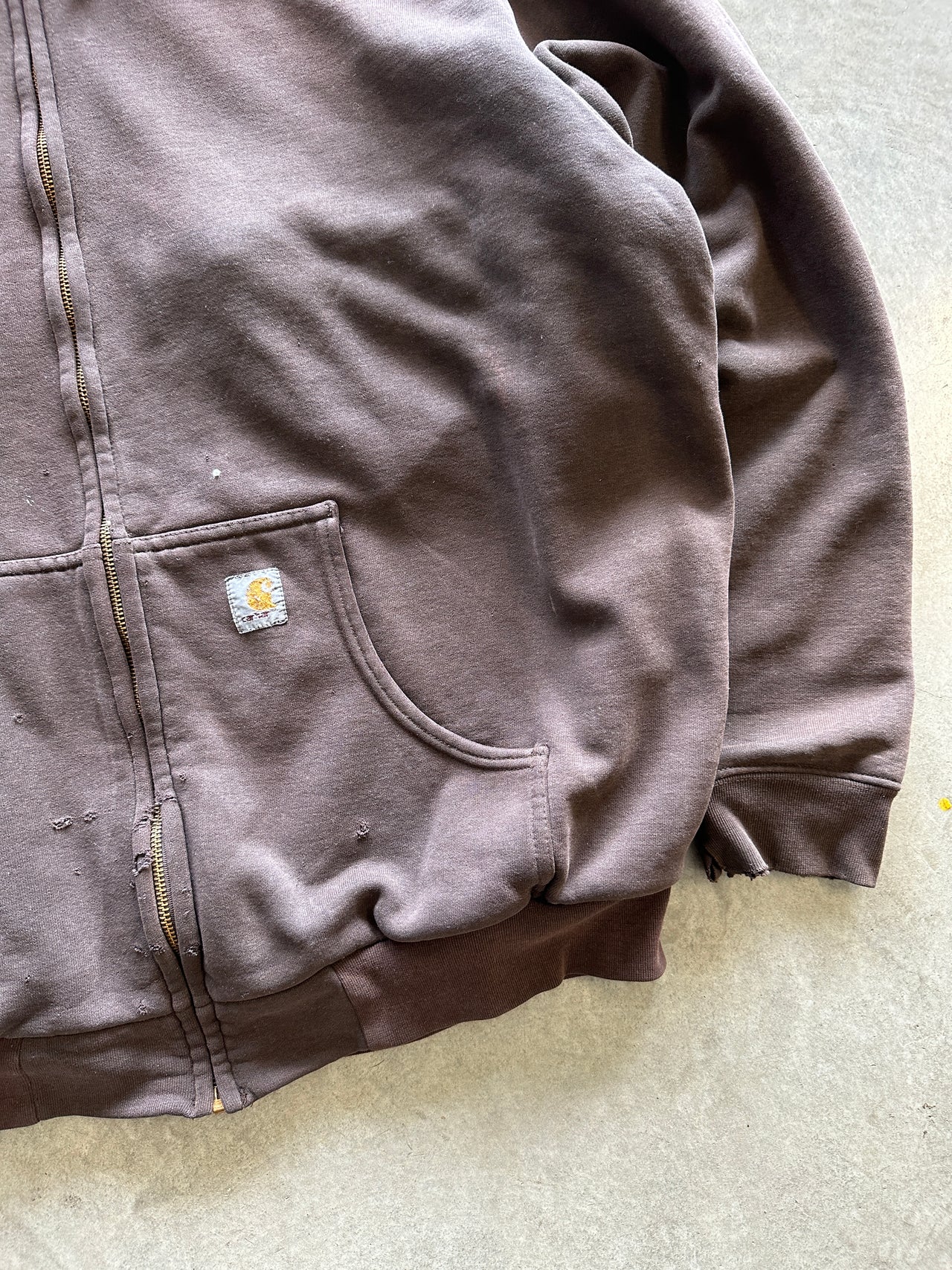 1990s Carhartt zip hoodie (XXL)