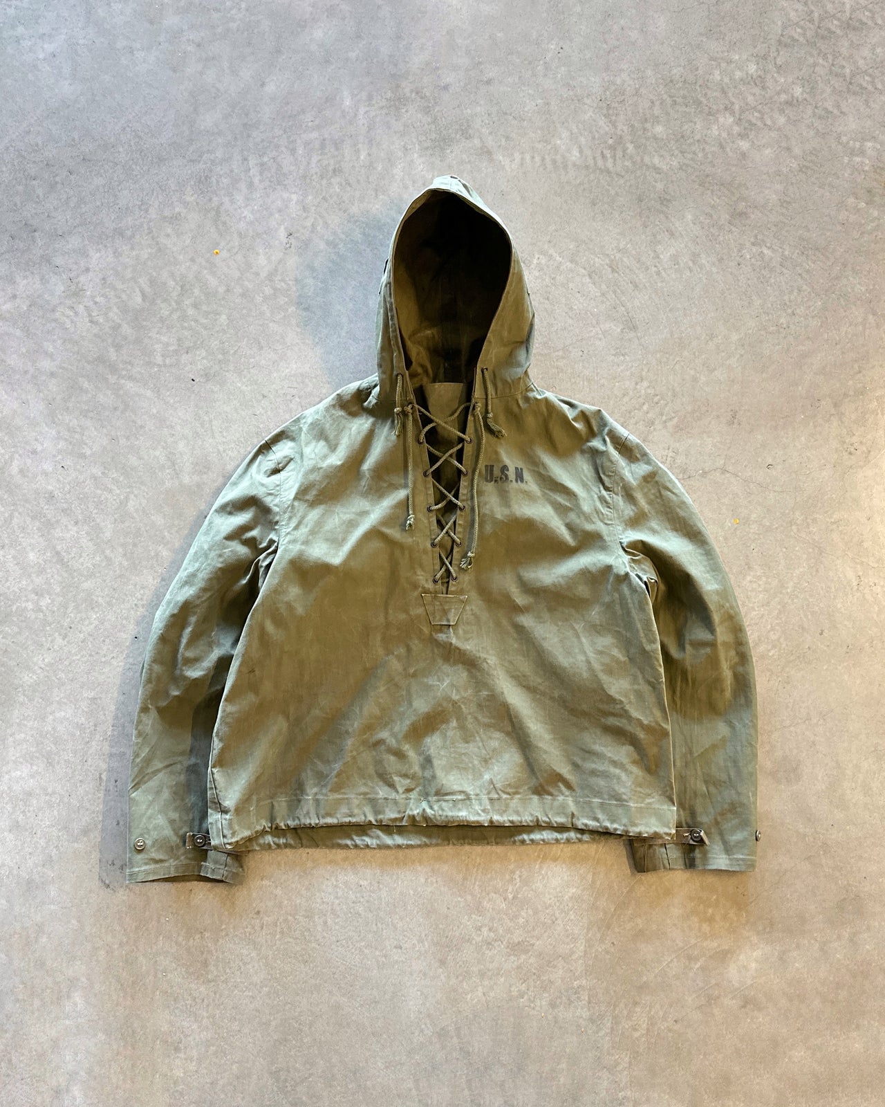 1940s U.S.N. N-2 Rain Parka Jacket (M)