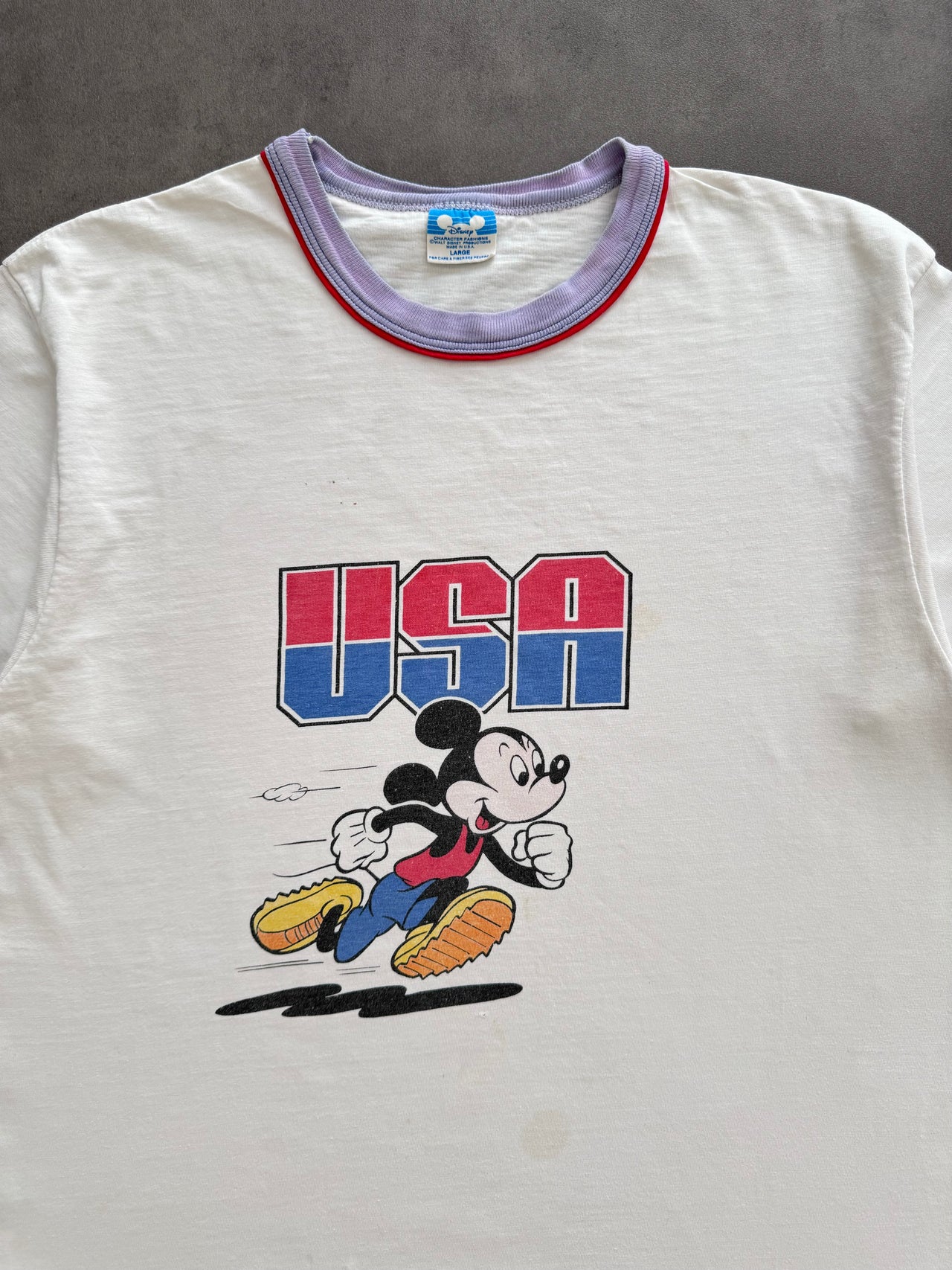 1980s Mickey usa tee (L)