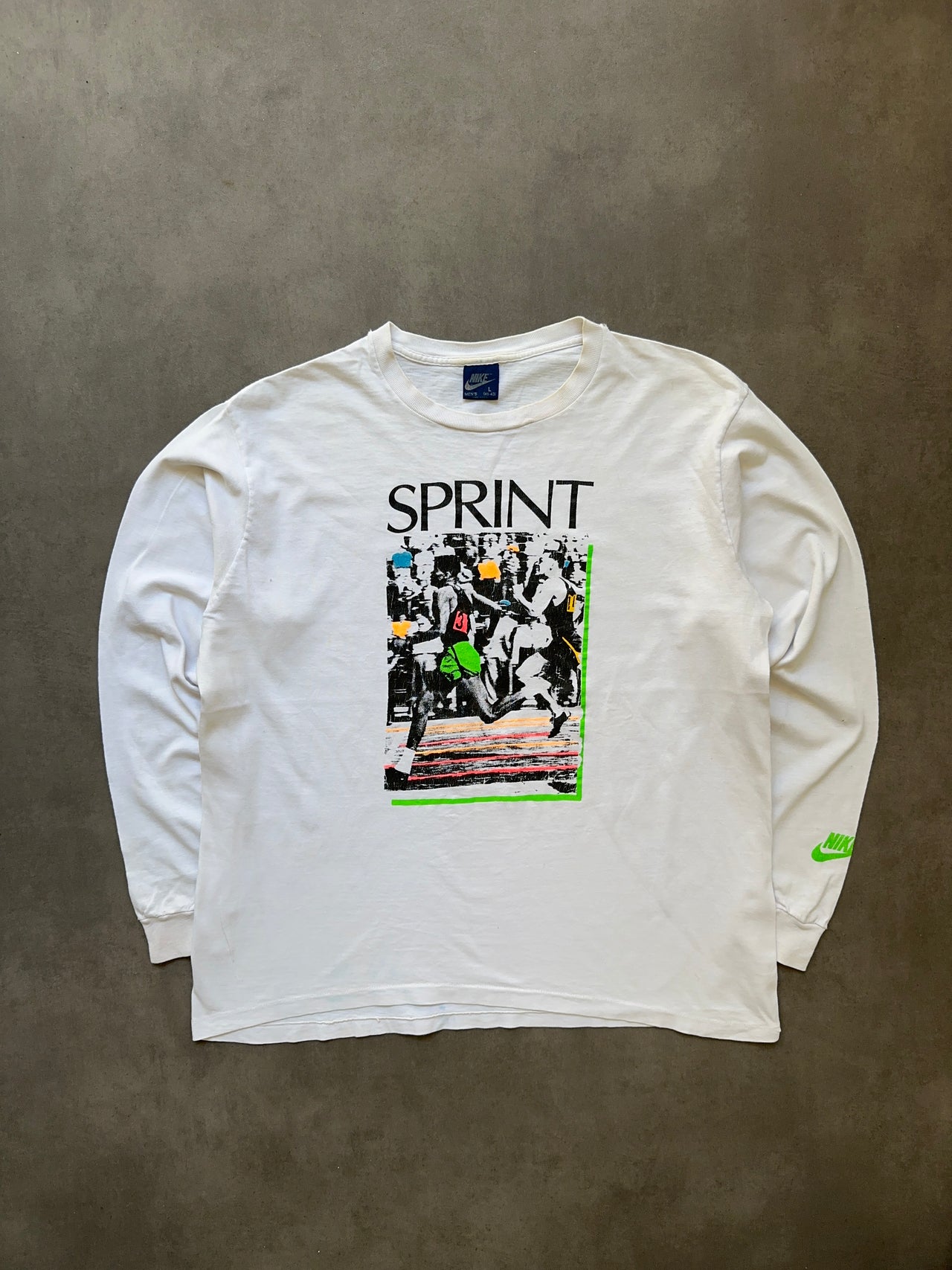 1980s nike long sleeves tee (L)