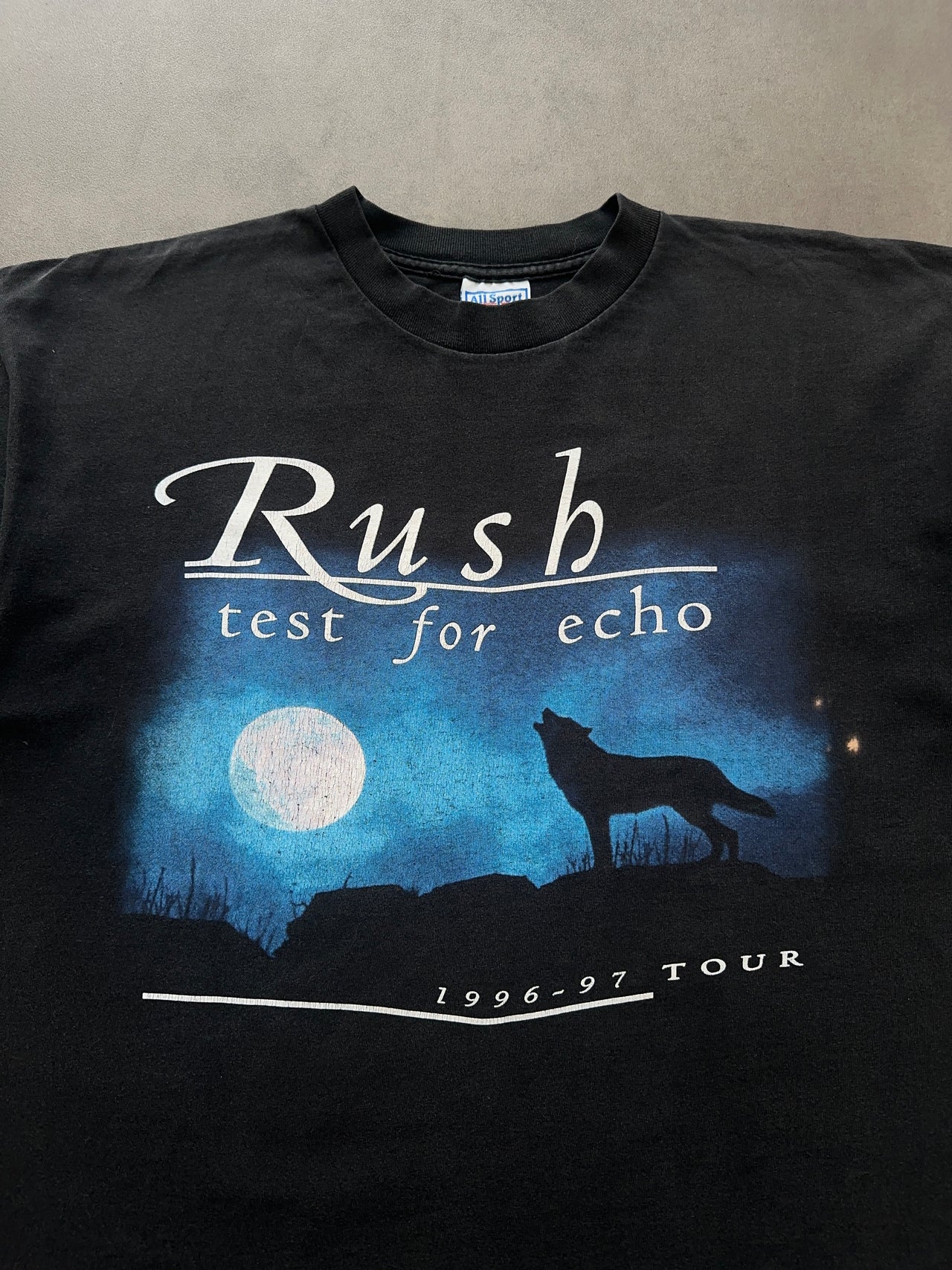 1990s Rush - test for echo tee (XL)
