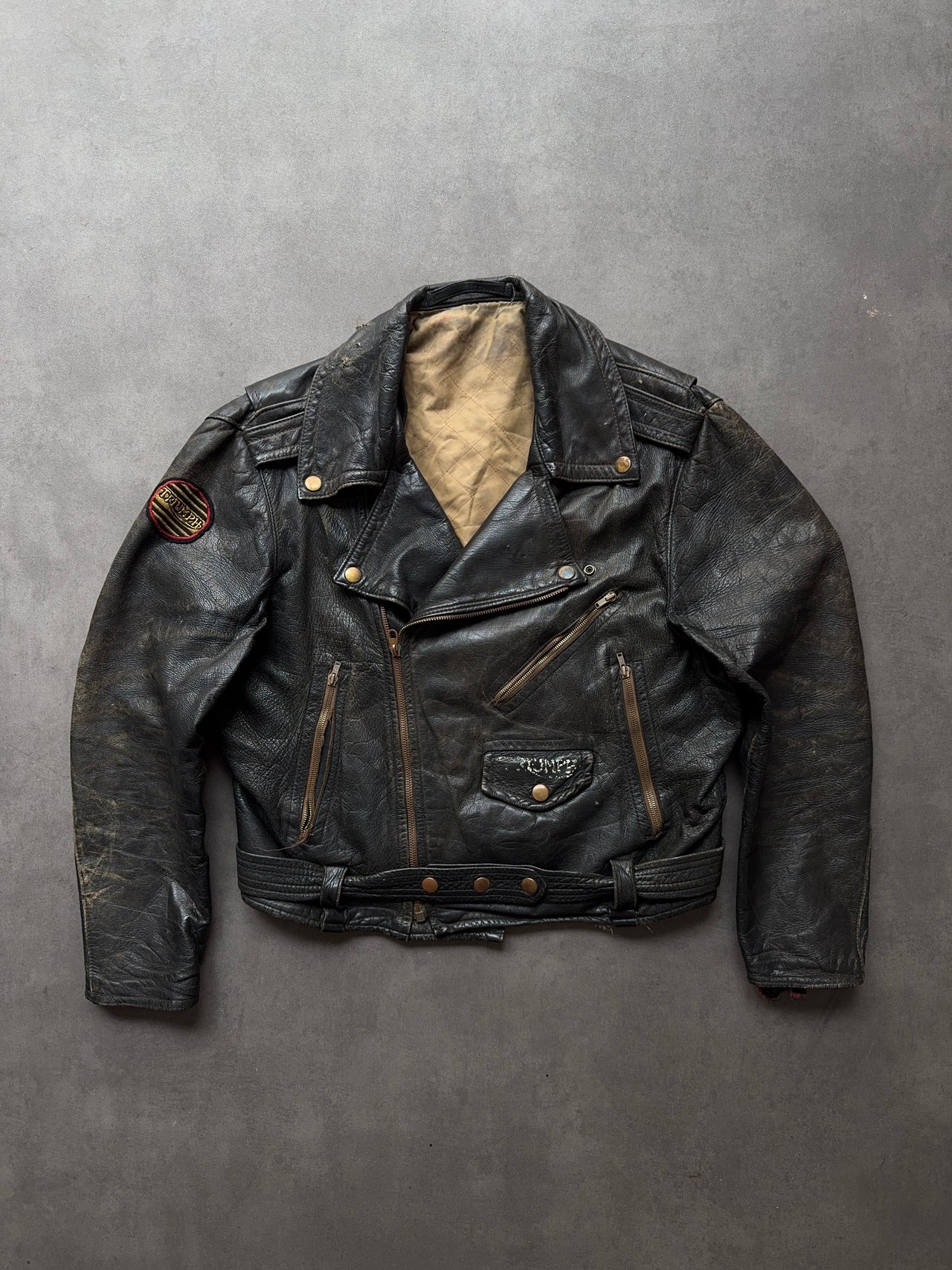 1950s Triumph Leather Jacket (M)