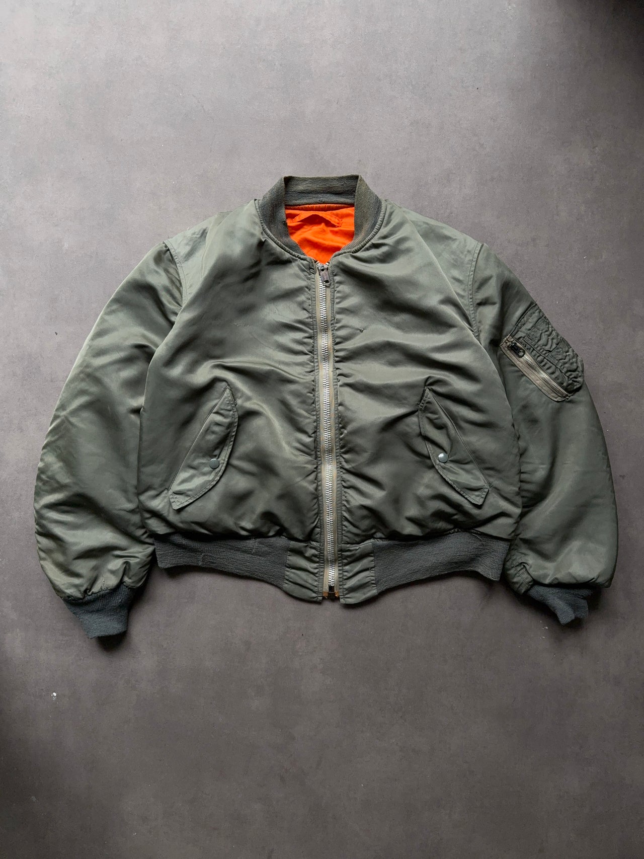 1960s MA-1 Reversible Bomber jacket (L)